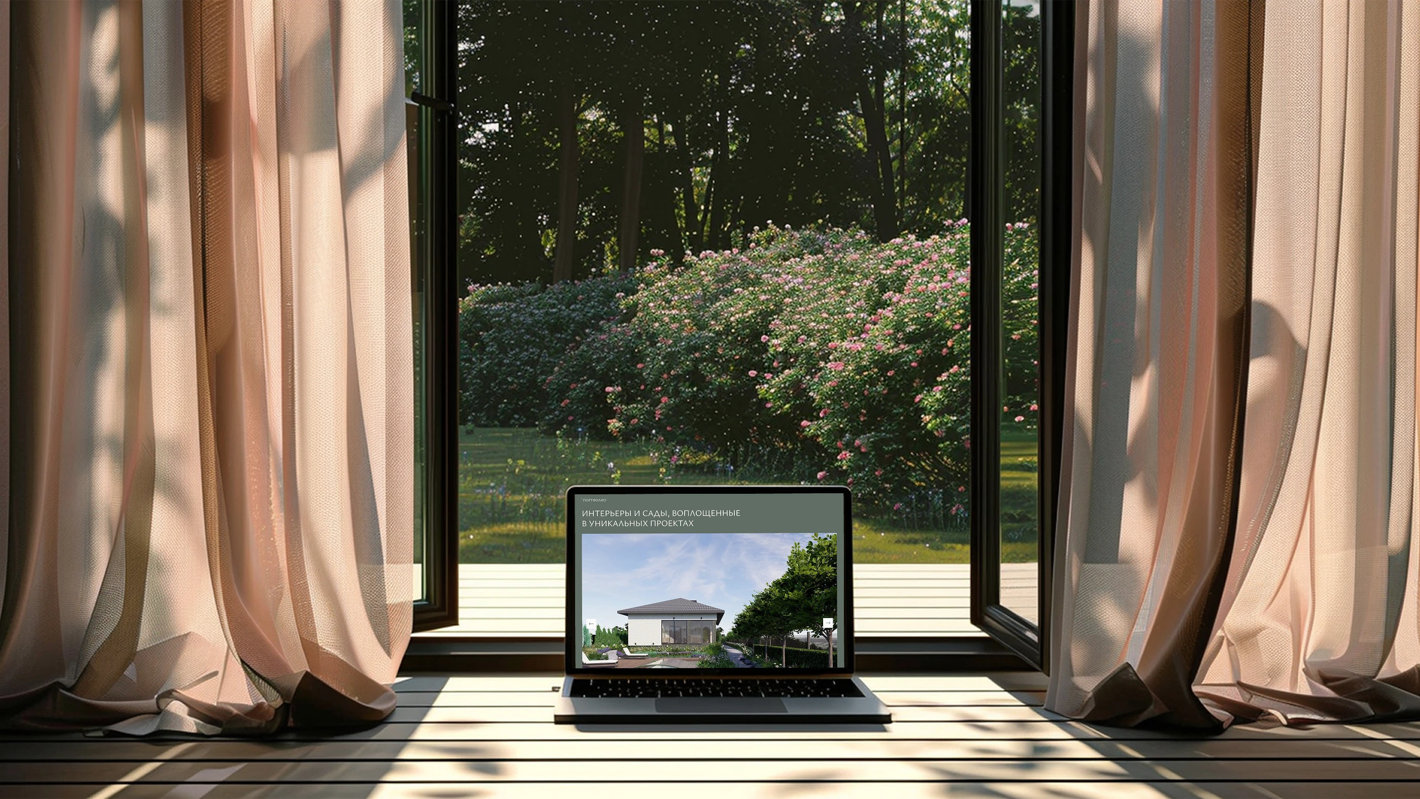 Сайт для дизайнера интерьеров и ландшафтов — Изображение №5 — Интерфейсы, Архитектура на Dprofile