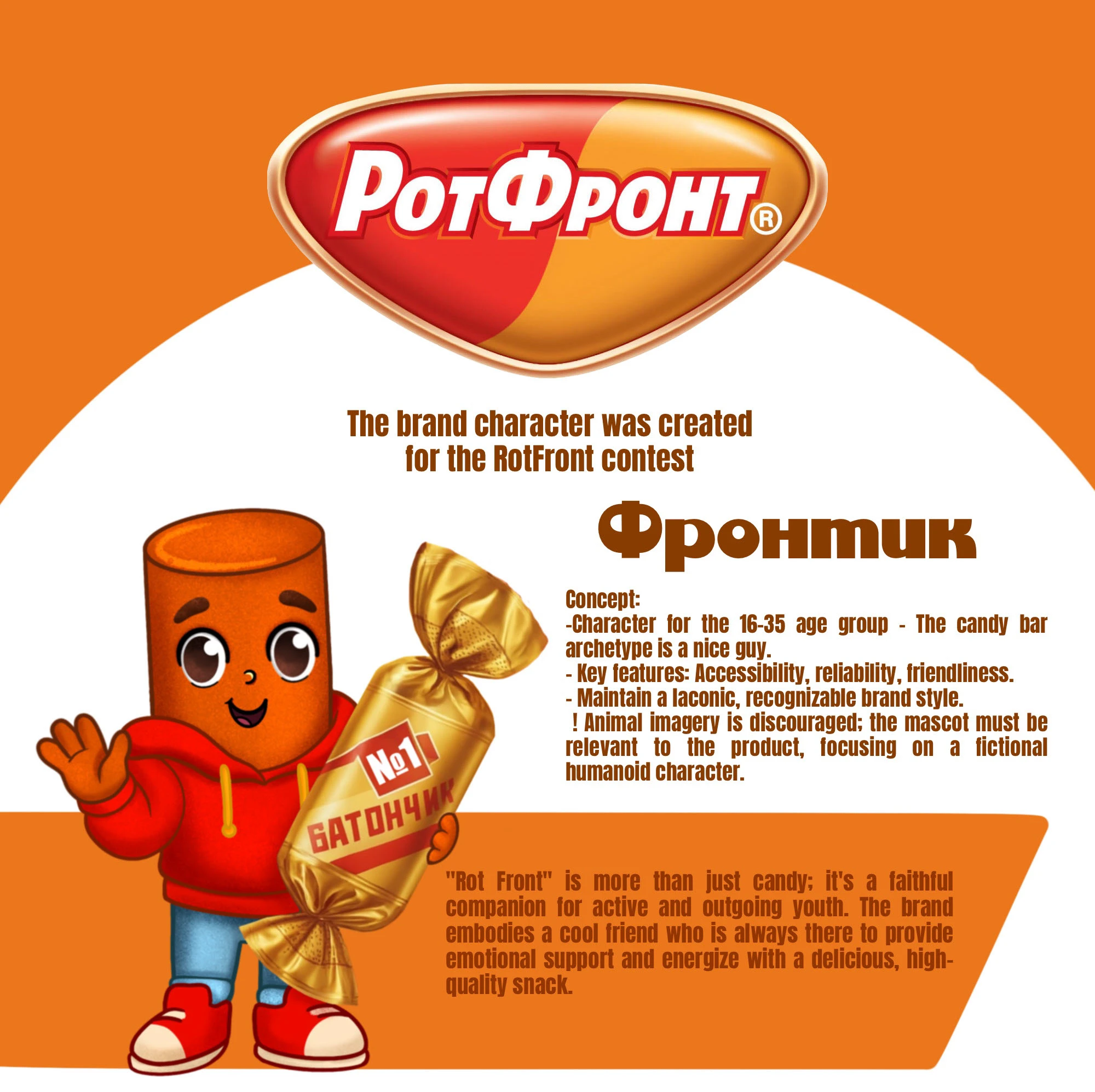 Бренд персонаж Фронтик — Изображение №1 — Брендинг, Иллюстрация на Dprofile