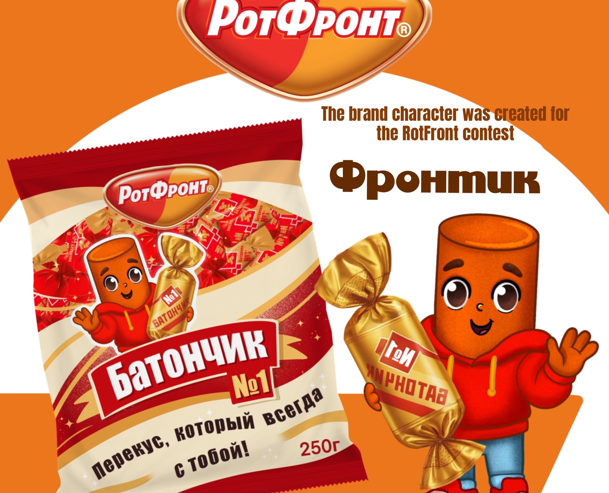Бренд персонаж Фронтик на Dprofile