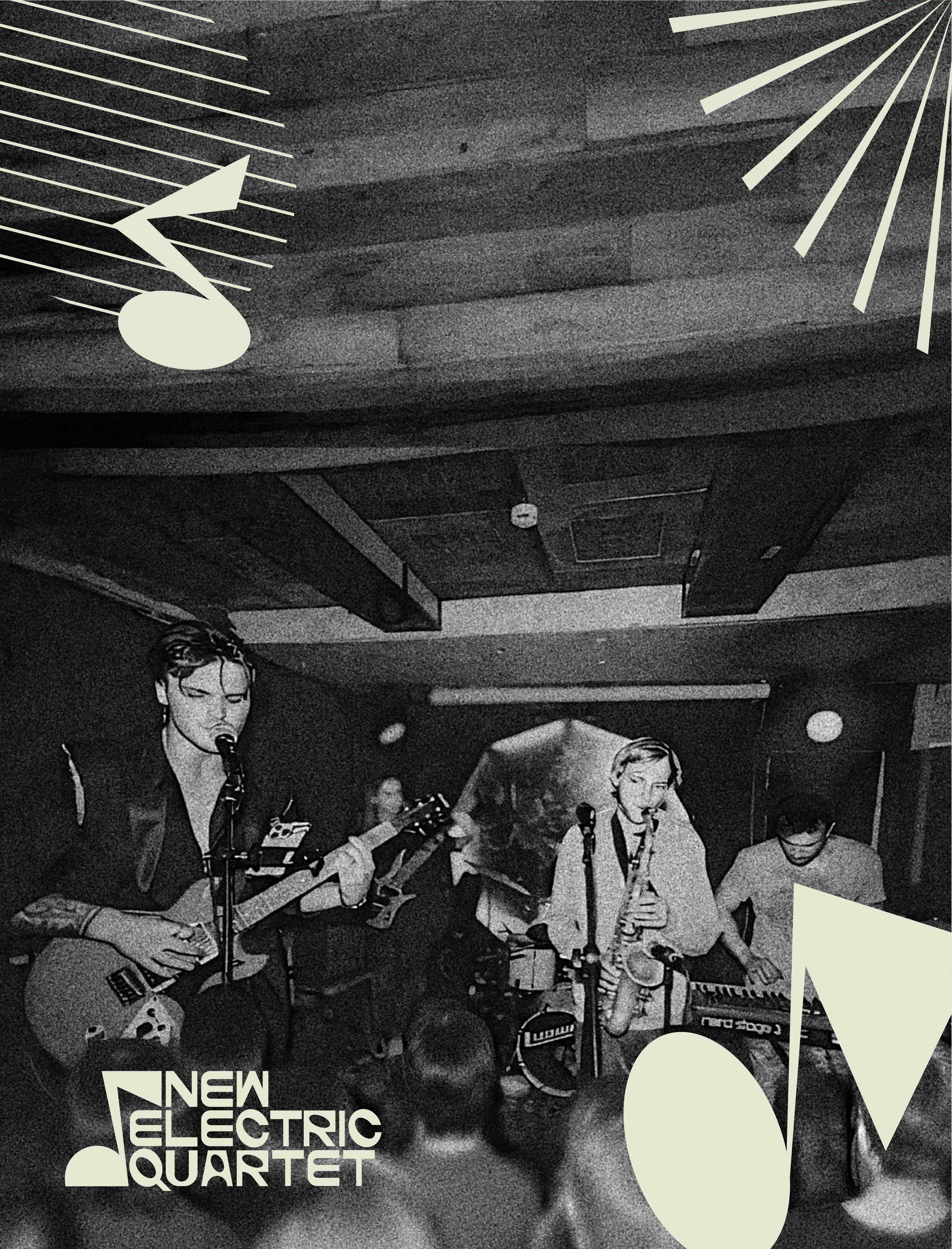 Графический комплекс для группы "New Electric Quartet" — Изображение №12 — Брендинг, Графика на Dprofile