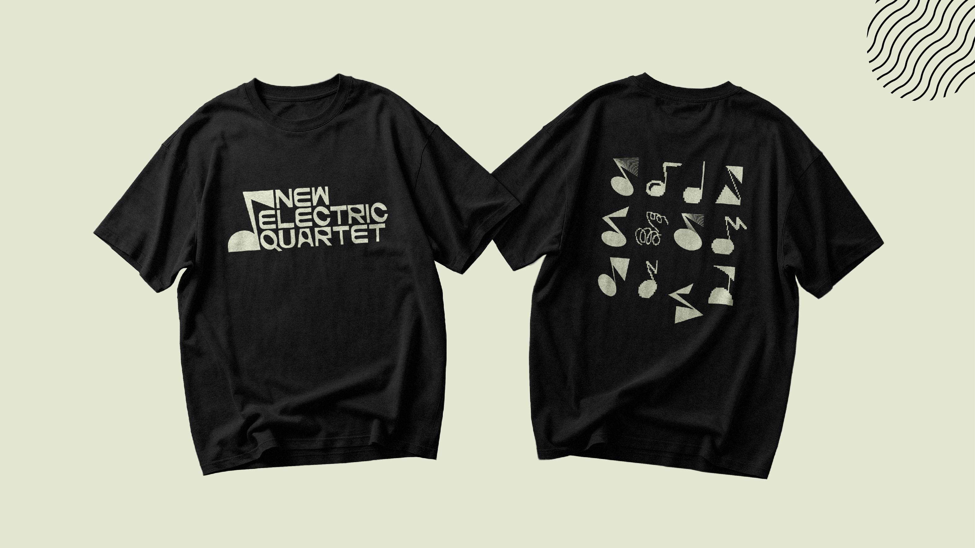 Графический комплекс для группы "New Electric Quartet" — Изображение №8 — Брендинг, Графика на Dprofile