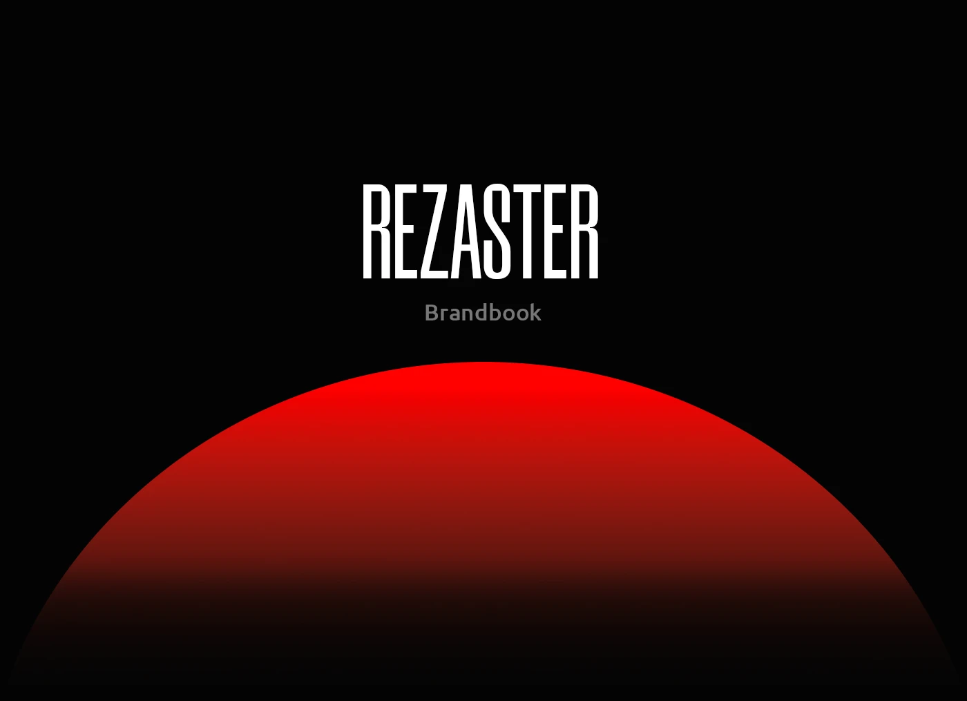 REZASTER | Brandbook — Изображение №1 — Интерфейсы, Брендинг на Dprofile