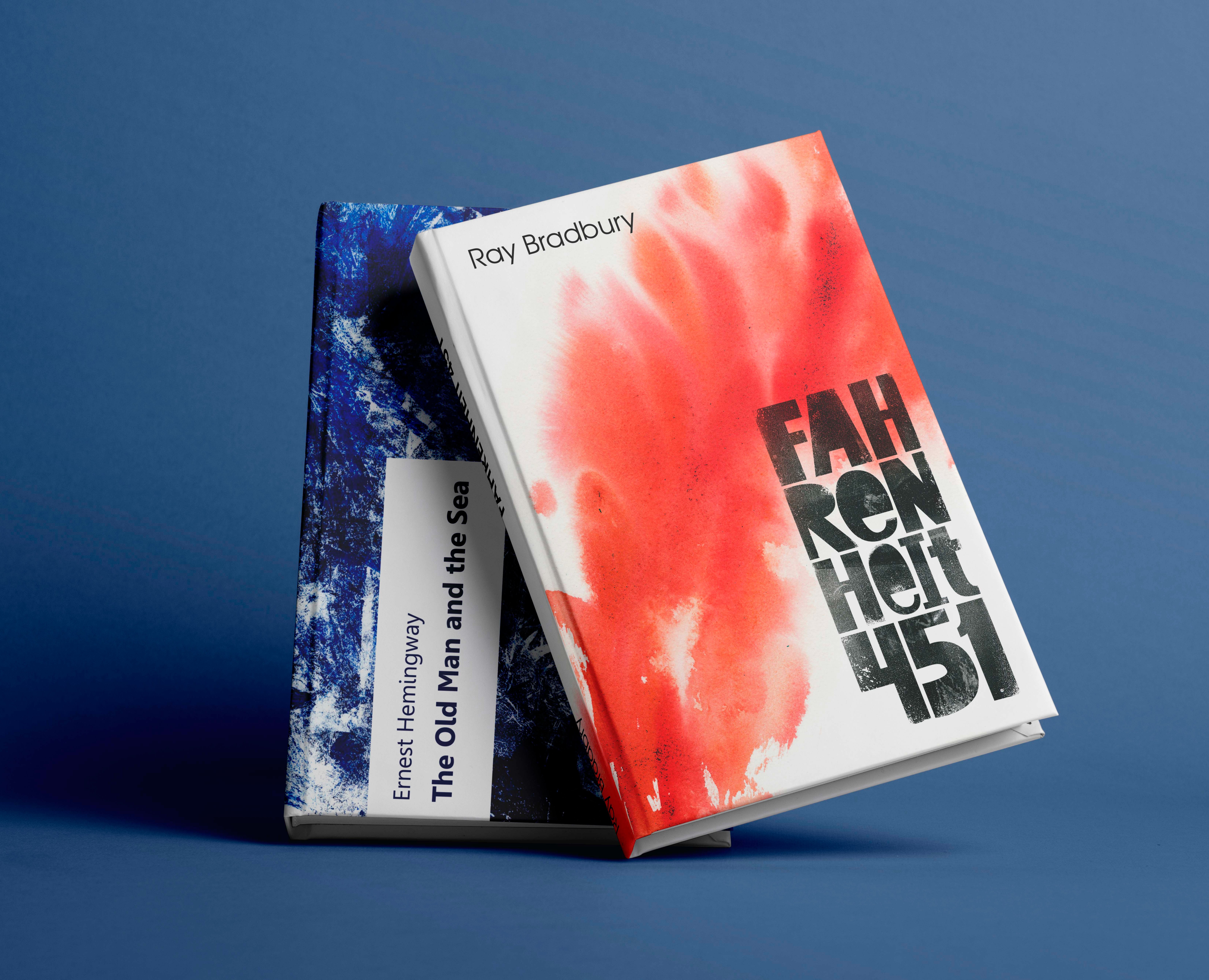 Серия абстрактных книжных обложек на Dprofile