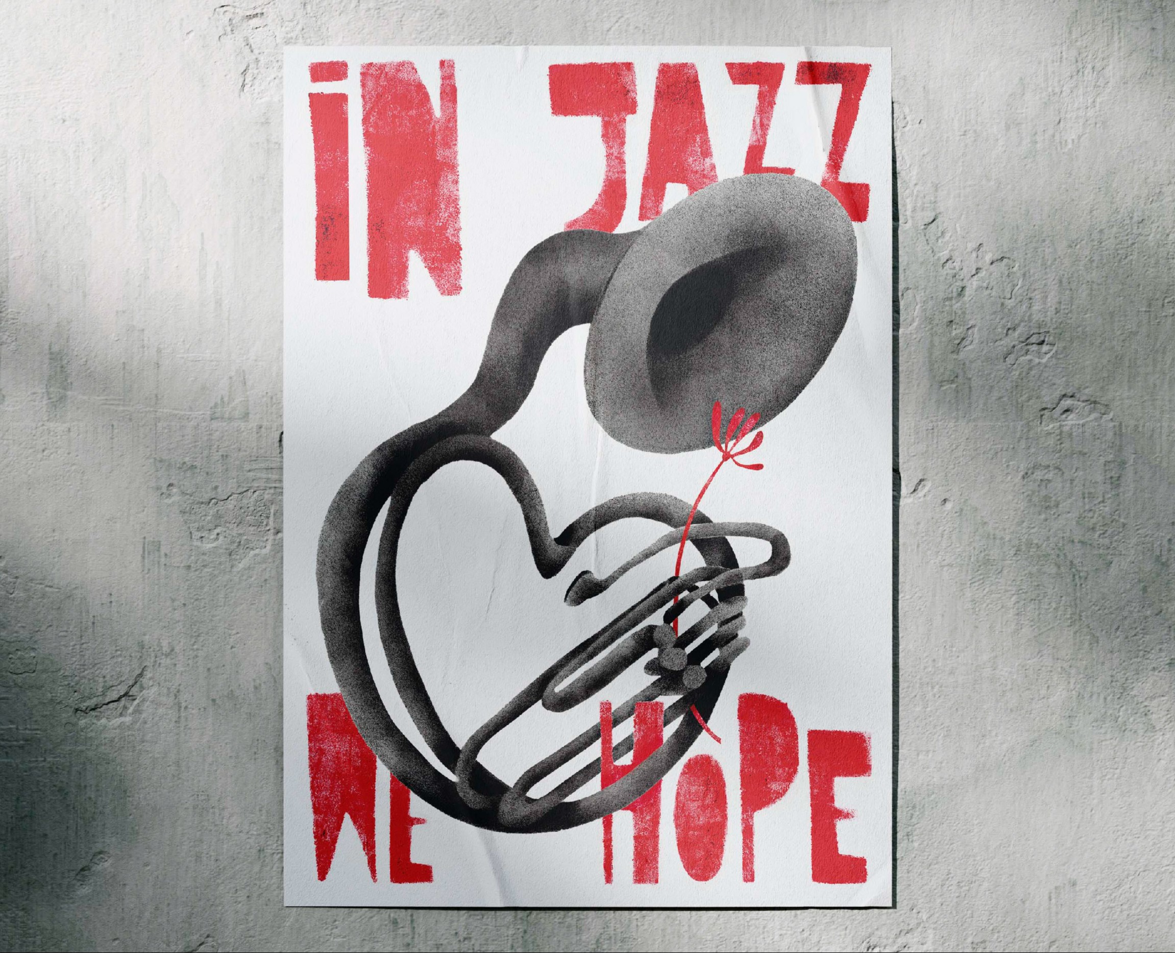 Плакаты на конкурс WE WANT JAZZ на Dprofile