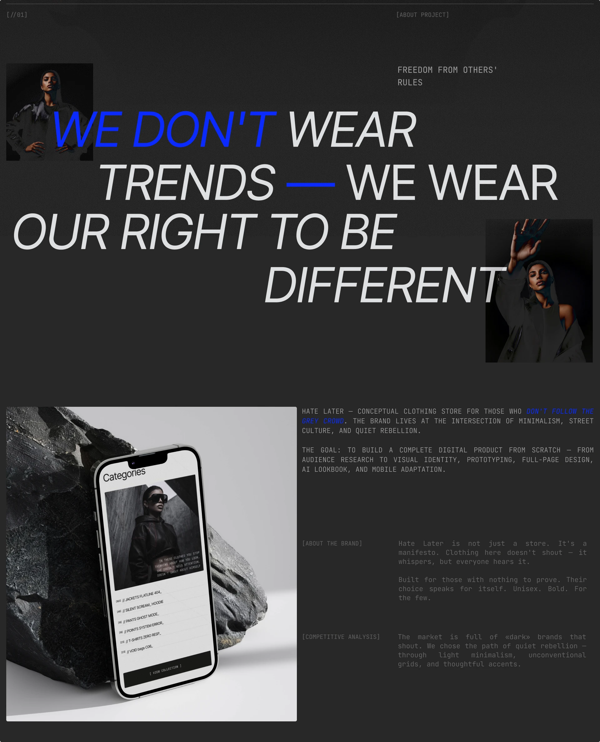 Clothing Store | UI/UX Design · E-Commerce — Изображение №2 — Интерфейсы, Нейро на Dprofile
