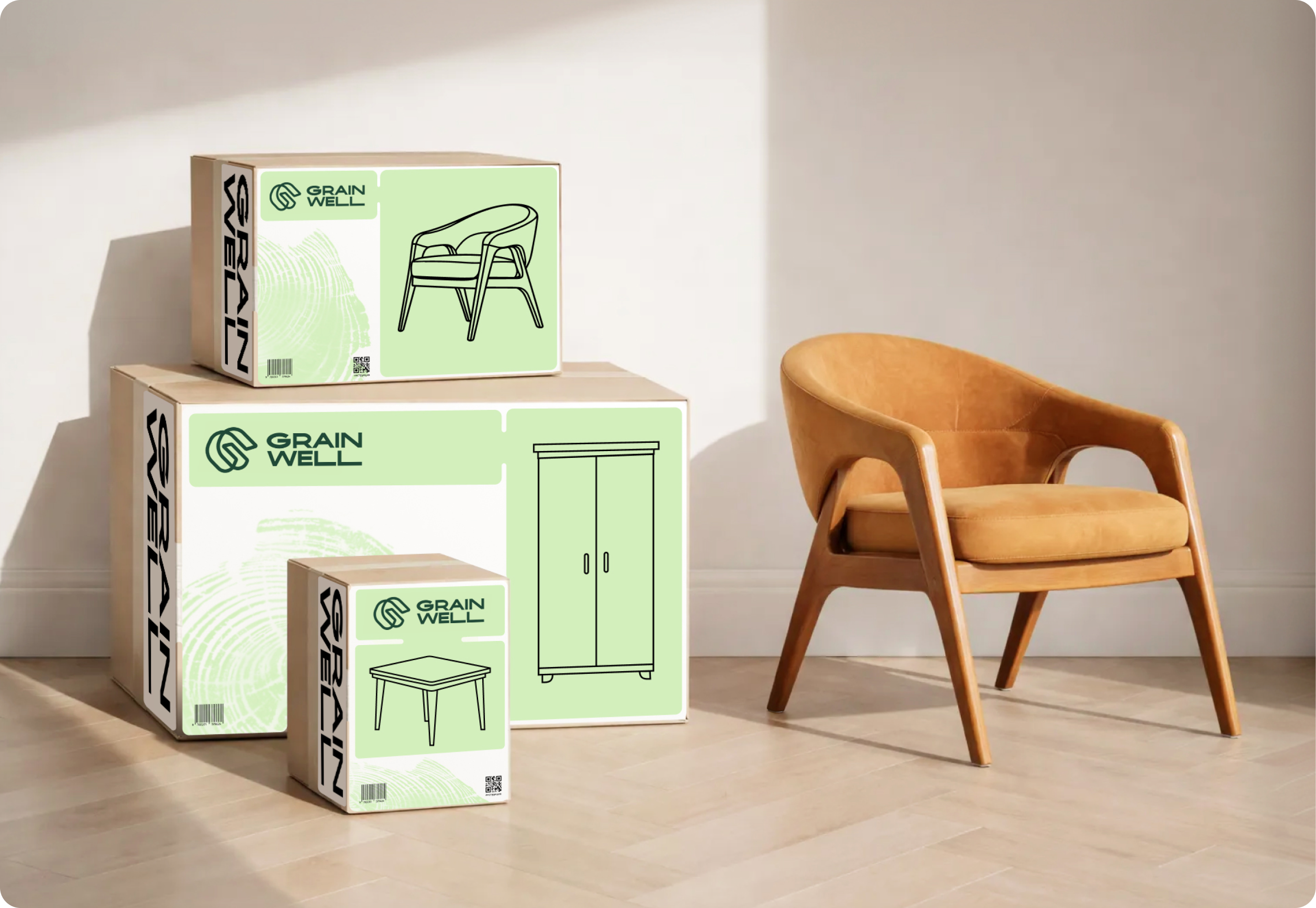 GrainWell - Мебельное производство — Изображение №8 — Брендинг, Графика на Dprofile