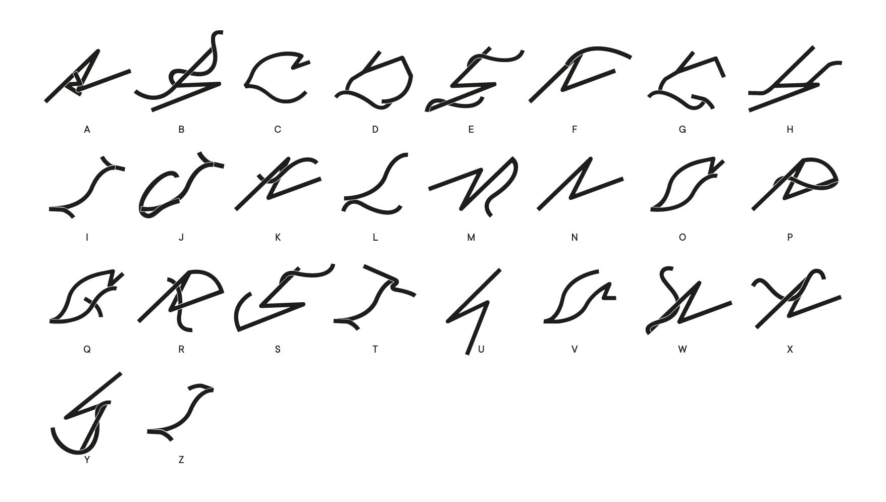 Intertwined font — Изображение №13 — Графика на Dprofile
