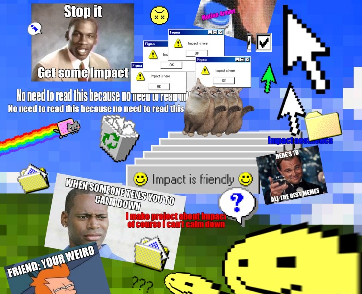 60-летие шрифта Impact — Графика, Анимация на Dprofile