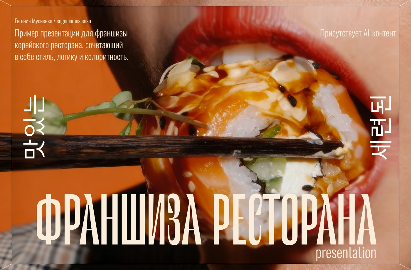 Презентация франшизы — Изображение №1 — Брендинг, Маркетинг на Dprofile