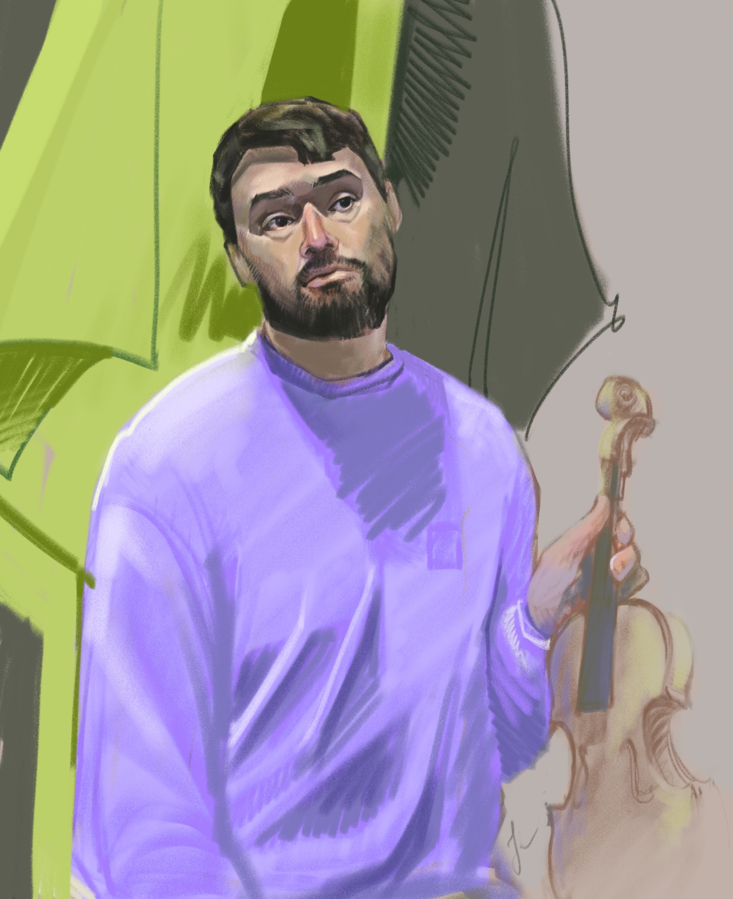 Портрет Азата Нургалеева — Изображение №1 — Иллюстрация, Графика на Dprofile
