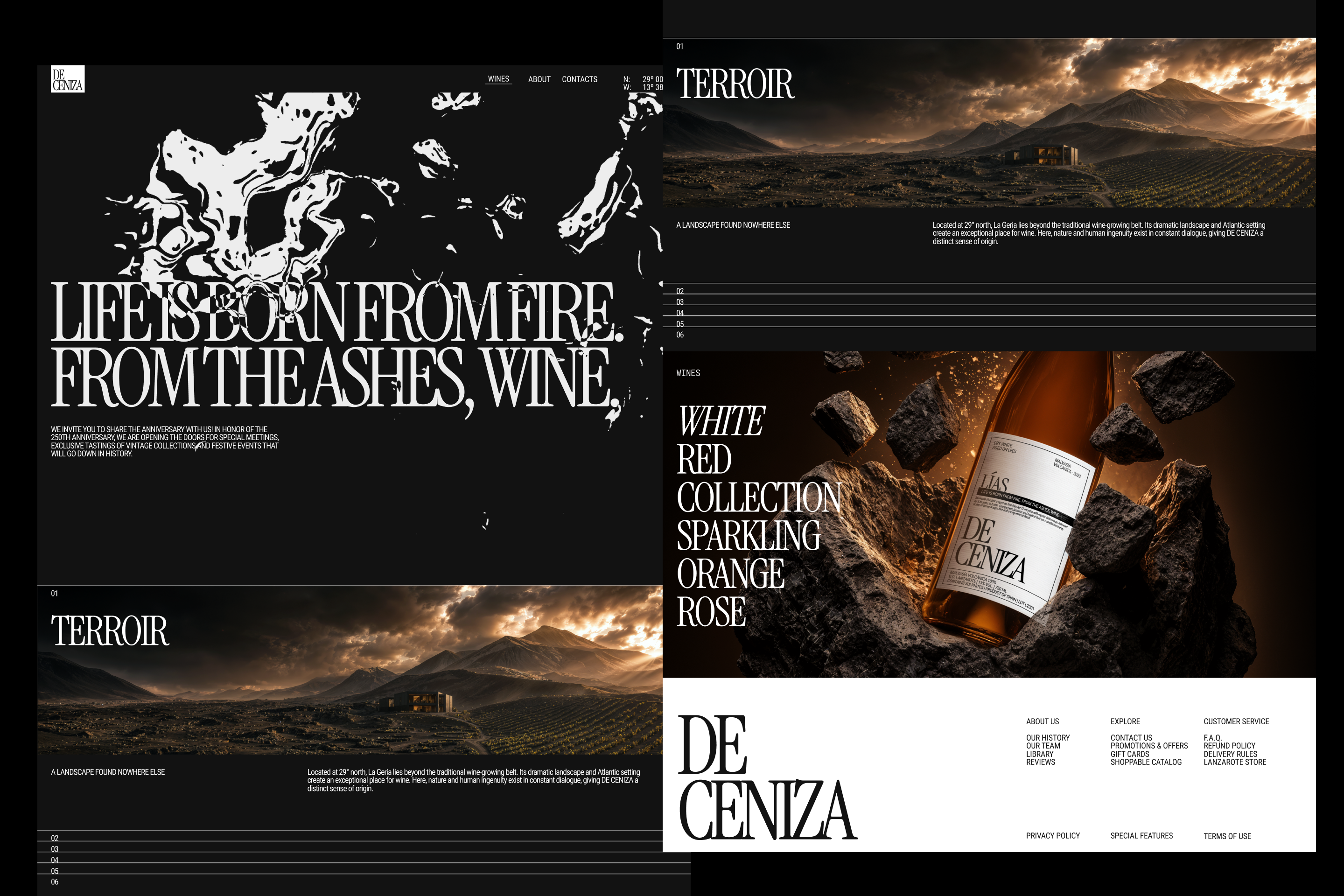 DE CENIZA — Изображение №4 — Брендинг, Графика на Dprofile