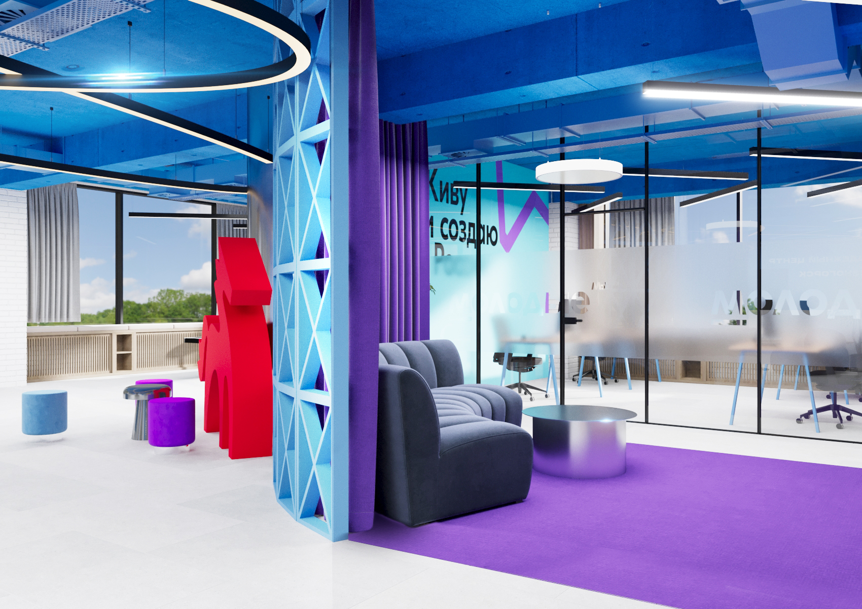 Дом молодёжи ЗАТО Железногорск — Изображение №9 — 3D, Архитектура на Dprofile