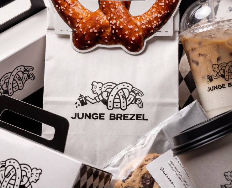 Junge Brezel | Bakery Brand Identity на Dprofile