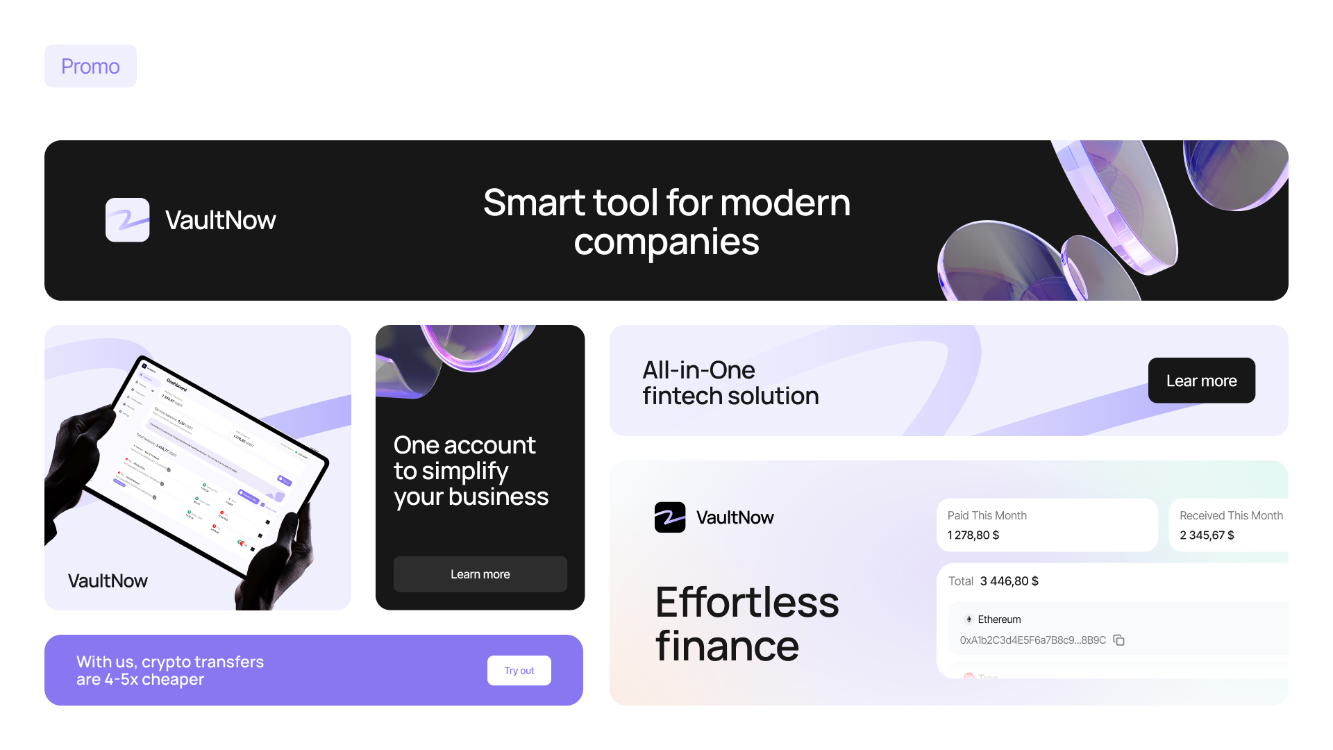 VaultNow | Brand Identity — Изображение №30 — Брендинг на Dprofile