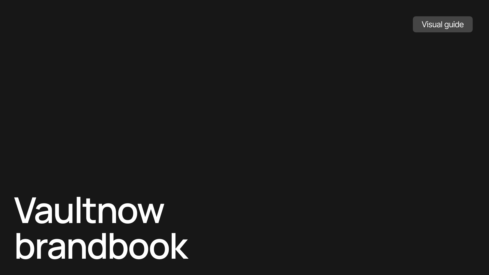 VaultNow | Brand Identity — Изображение №1 — Брендинг на Dprofile