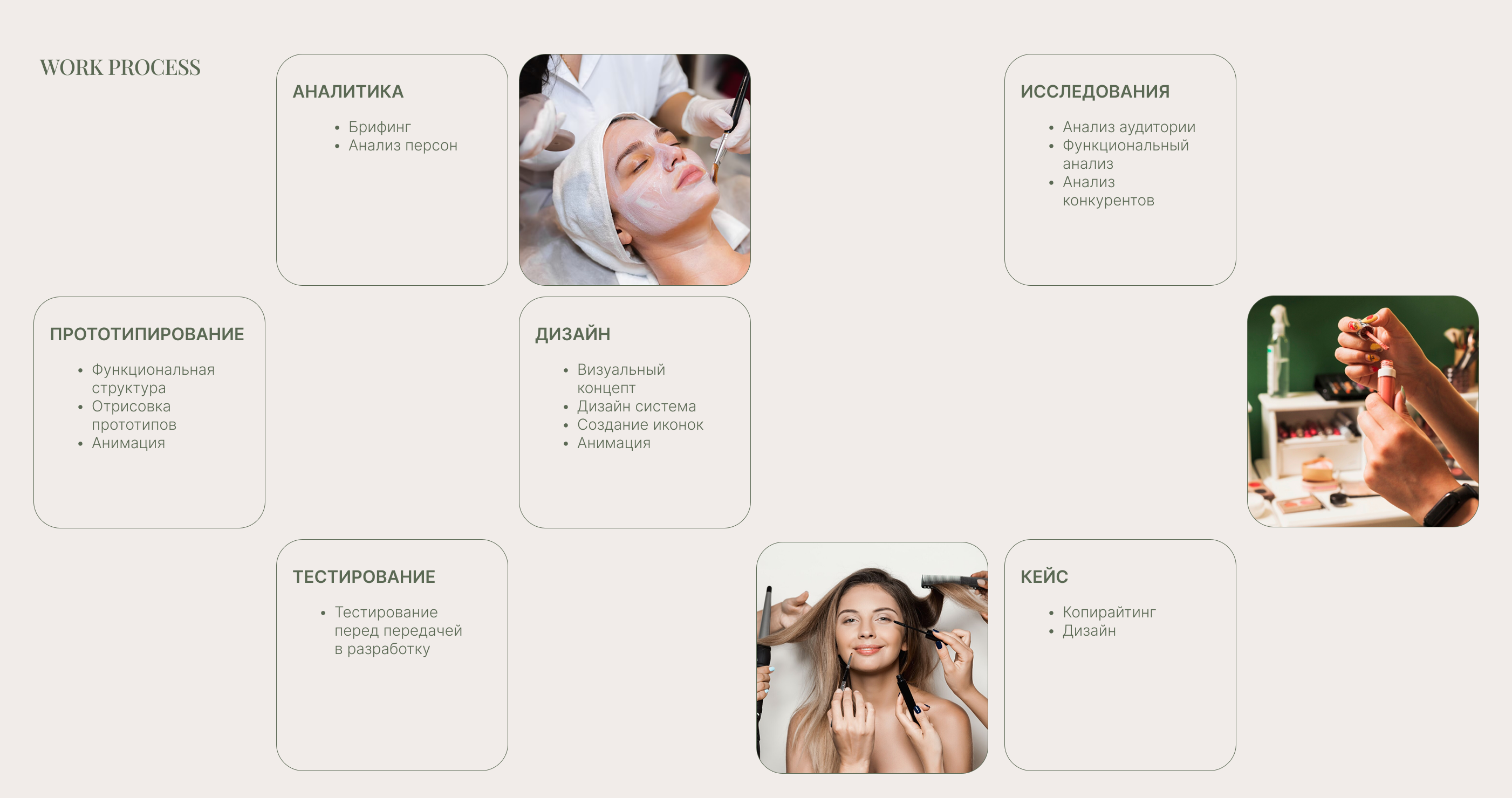 Landing page | Beauty Salon Harmony — Изображение №3 — Интерфейсы на Dprofile