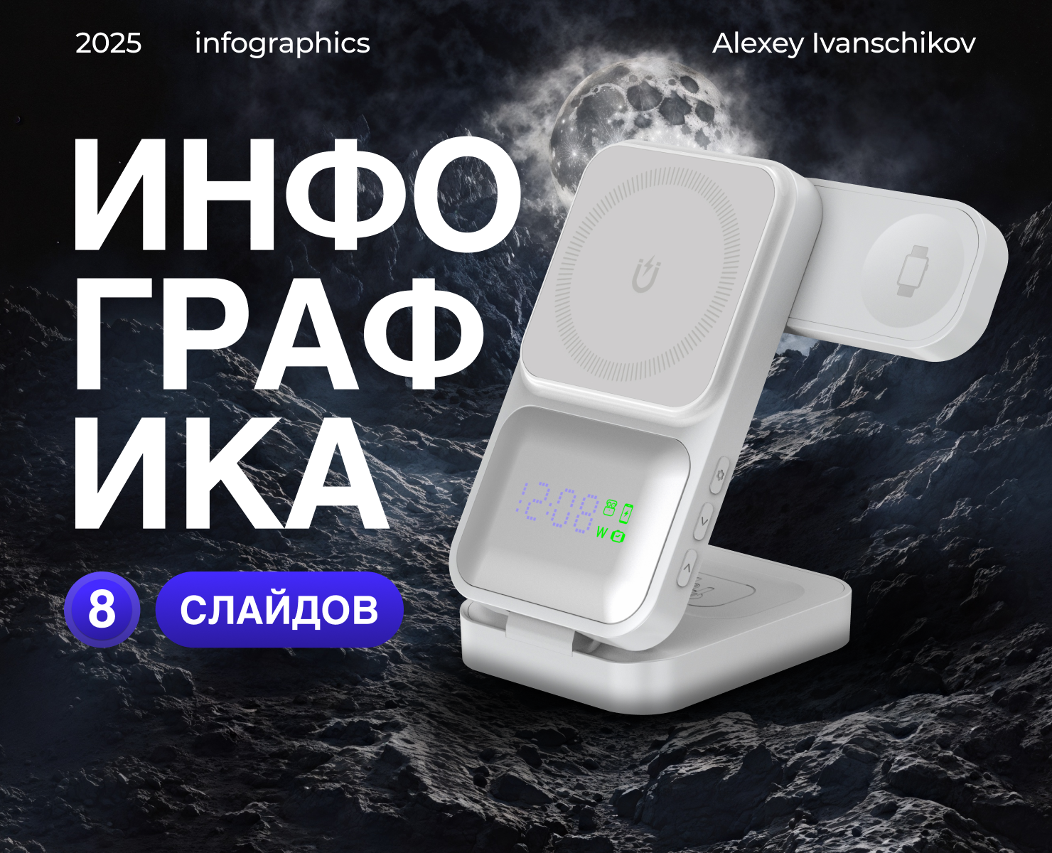 Инфографика зарядка — Маркетинг на Dprofile