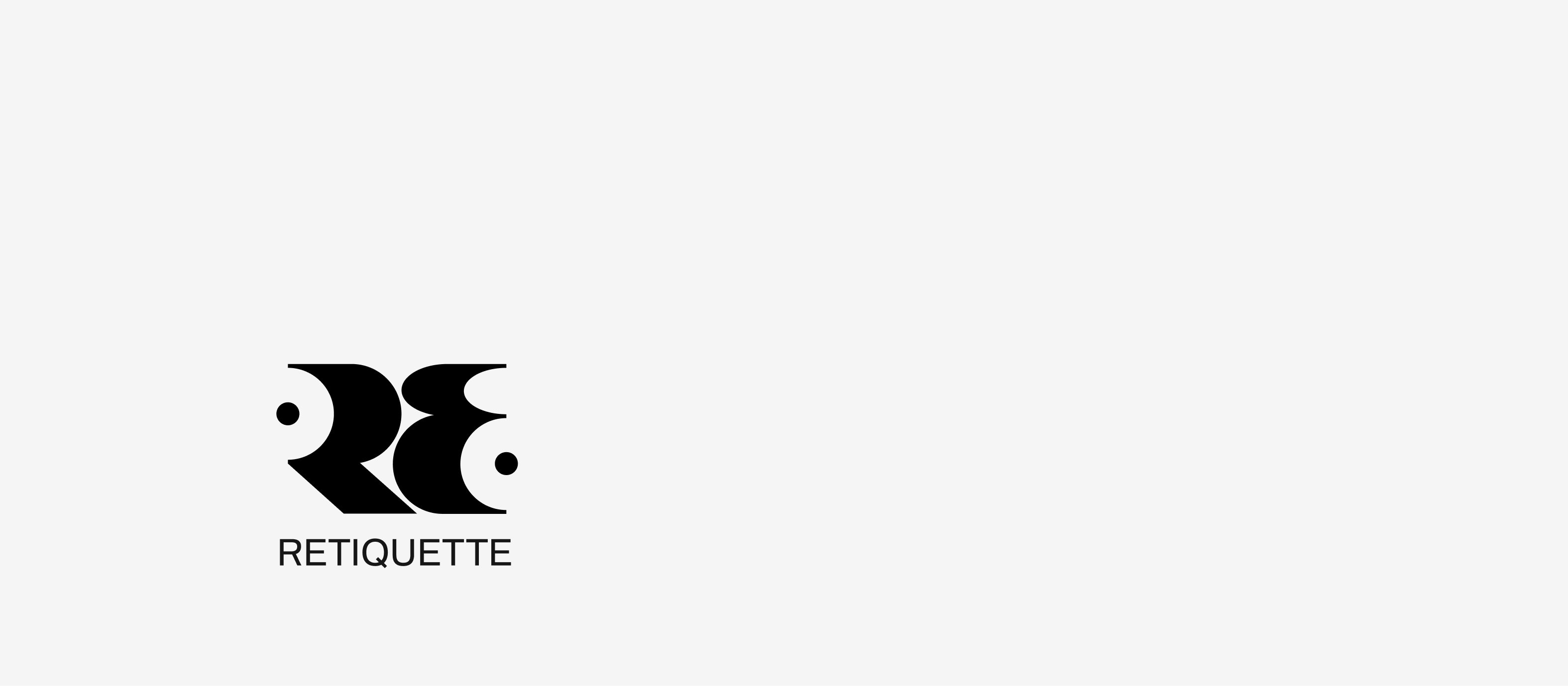 RETIQUETTE — Изображение №1 — Брендинг на Dprofile