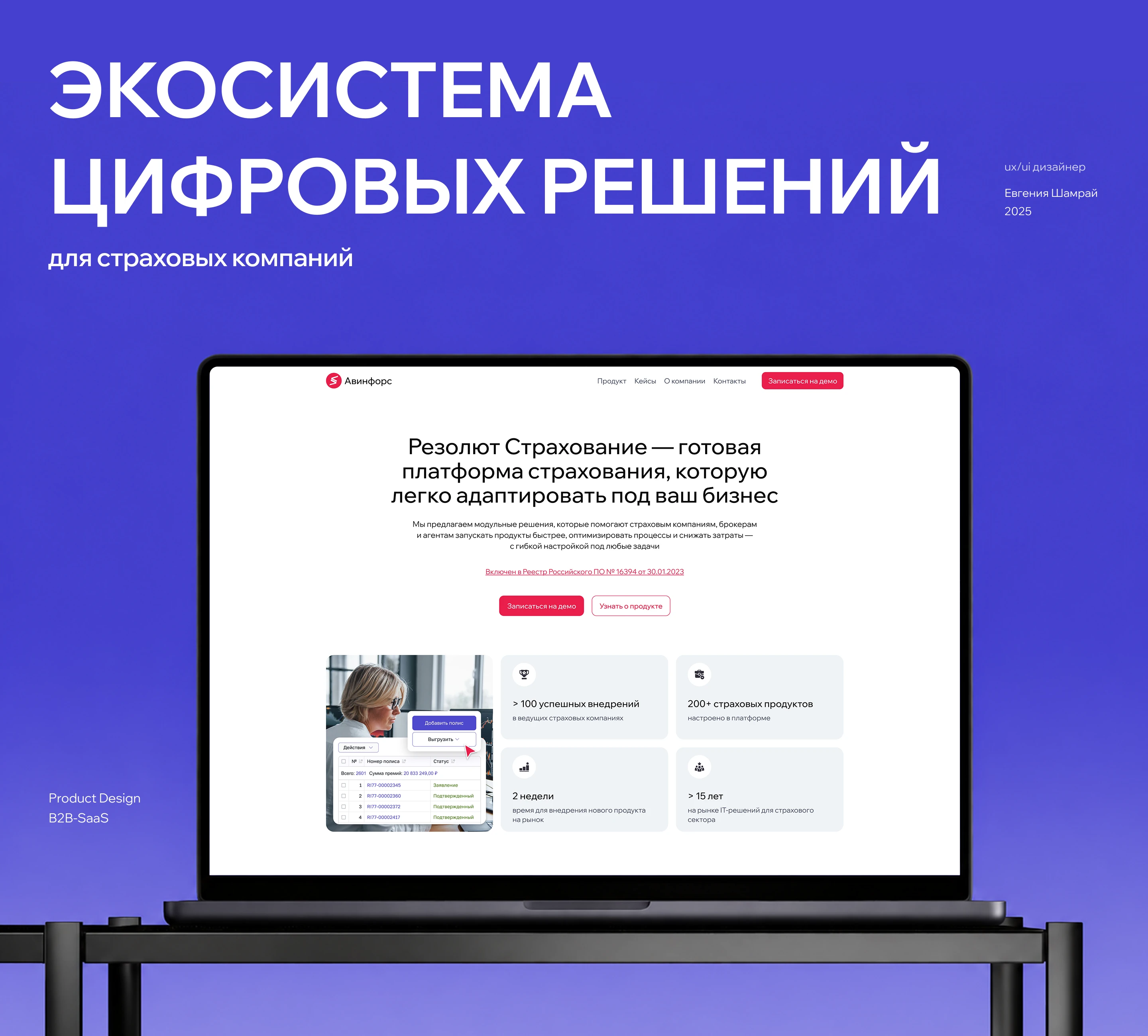 Экосистема цифровых решений для страховых компаний — Изображение №1 — Интерфейсы на Dprofile