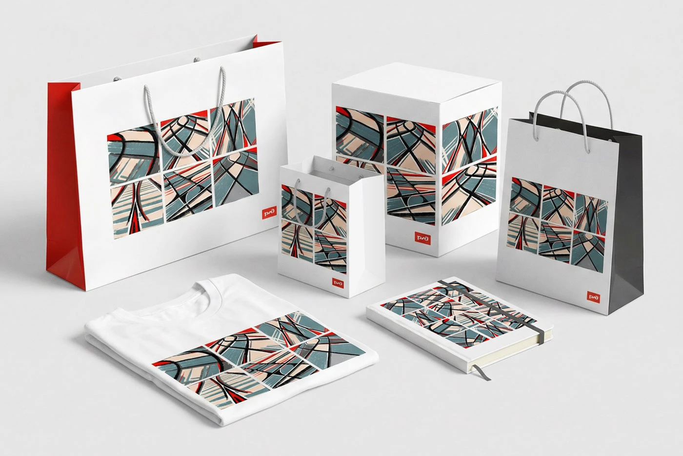 Оформление сувенирной продукции для компании «РЖД». — Изображение №1 — Брендинг, Промдизайн на Dprofile