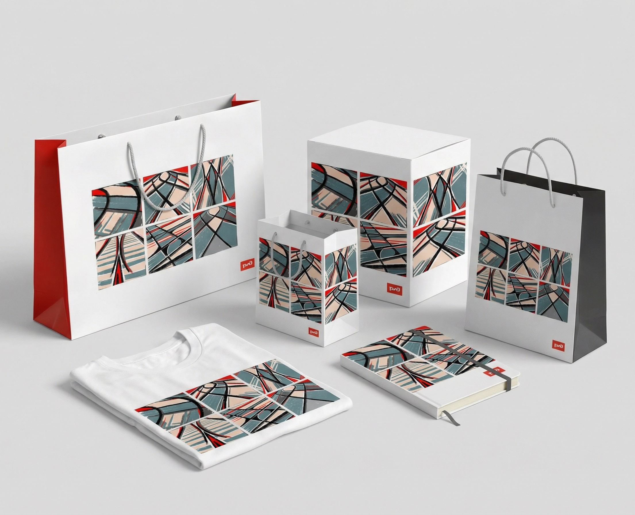 Оформление сувенирной продукции для компании «РЖД». — Брендинг, Промдизайн на Dprofile