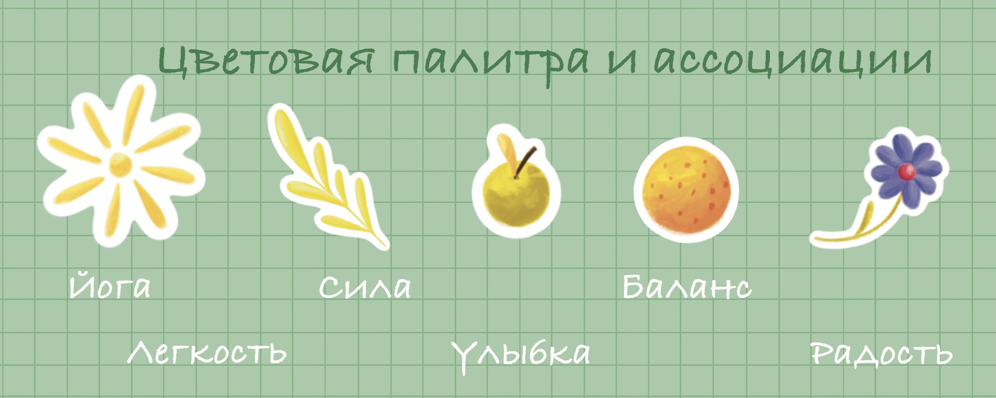 Набор стикеров для детских йога практик — Изображение №3 — Брендинг, Иллюстрация на Dprofile