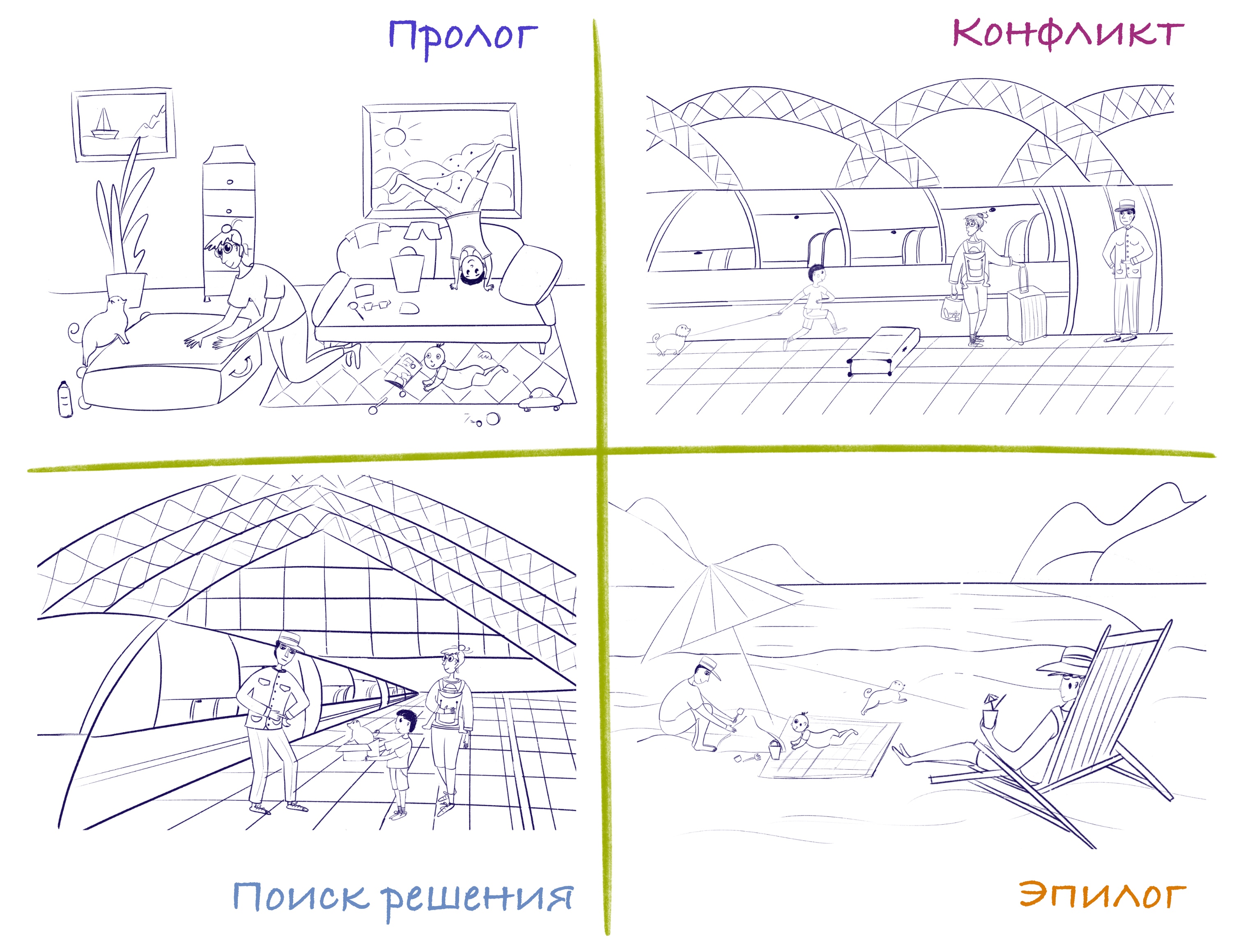Комикс с летними приключениями — Изображение №8 — Иллюстрация на Dprofile