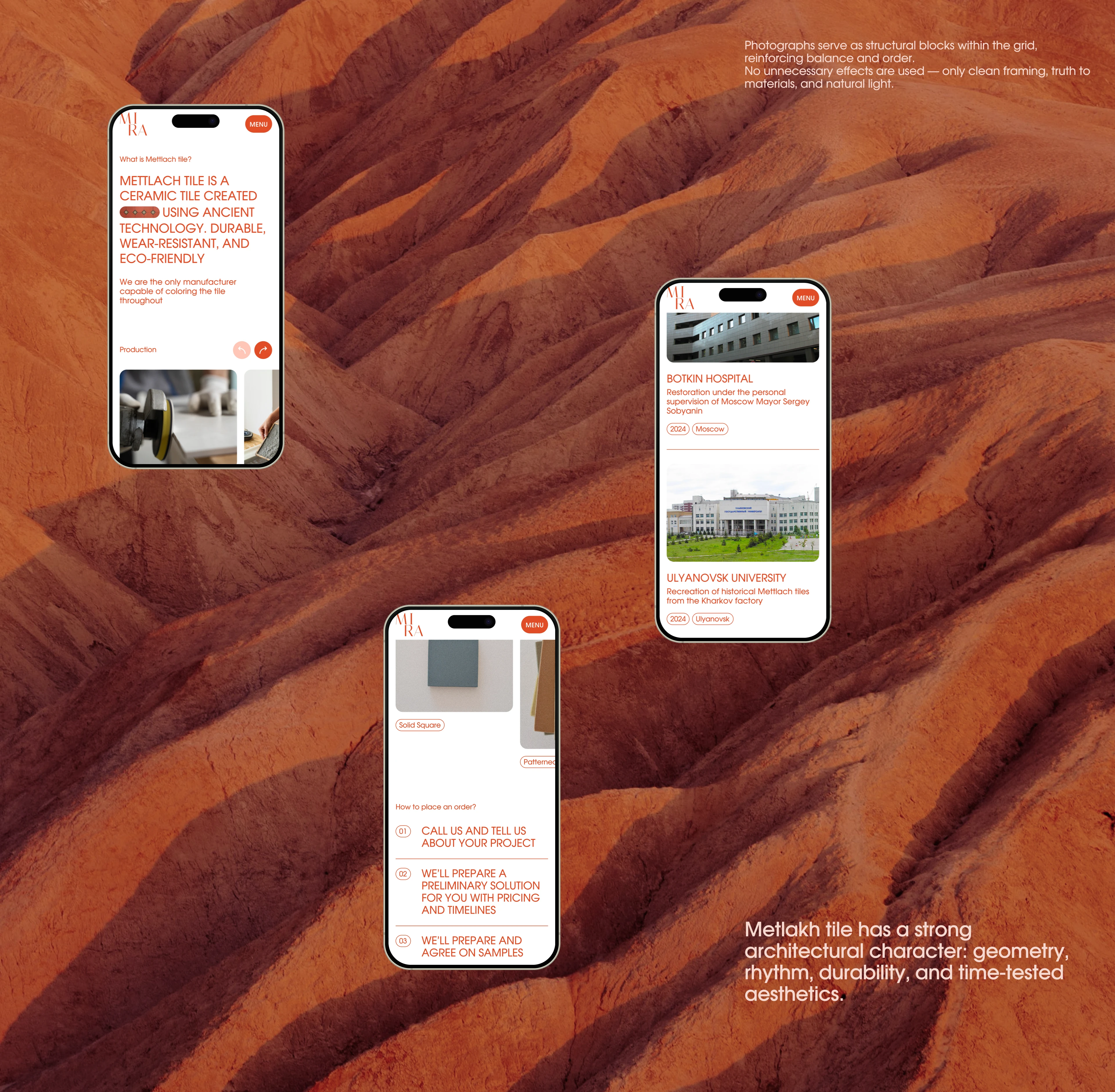 Сайт компании Mira Ceramic — Изображение №6 — Интерфейсы, Брендинг на Dprofile