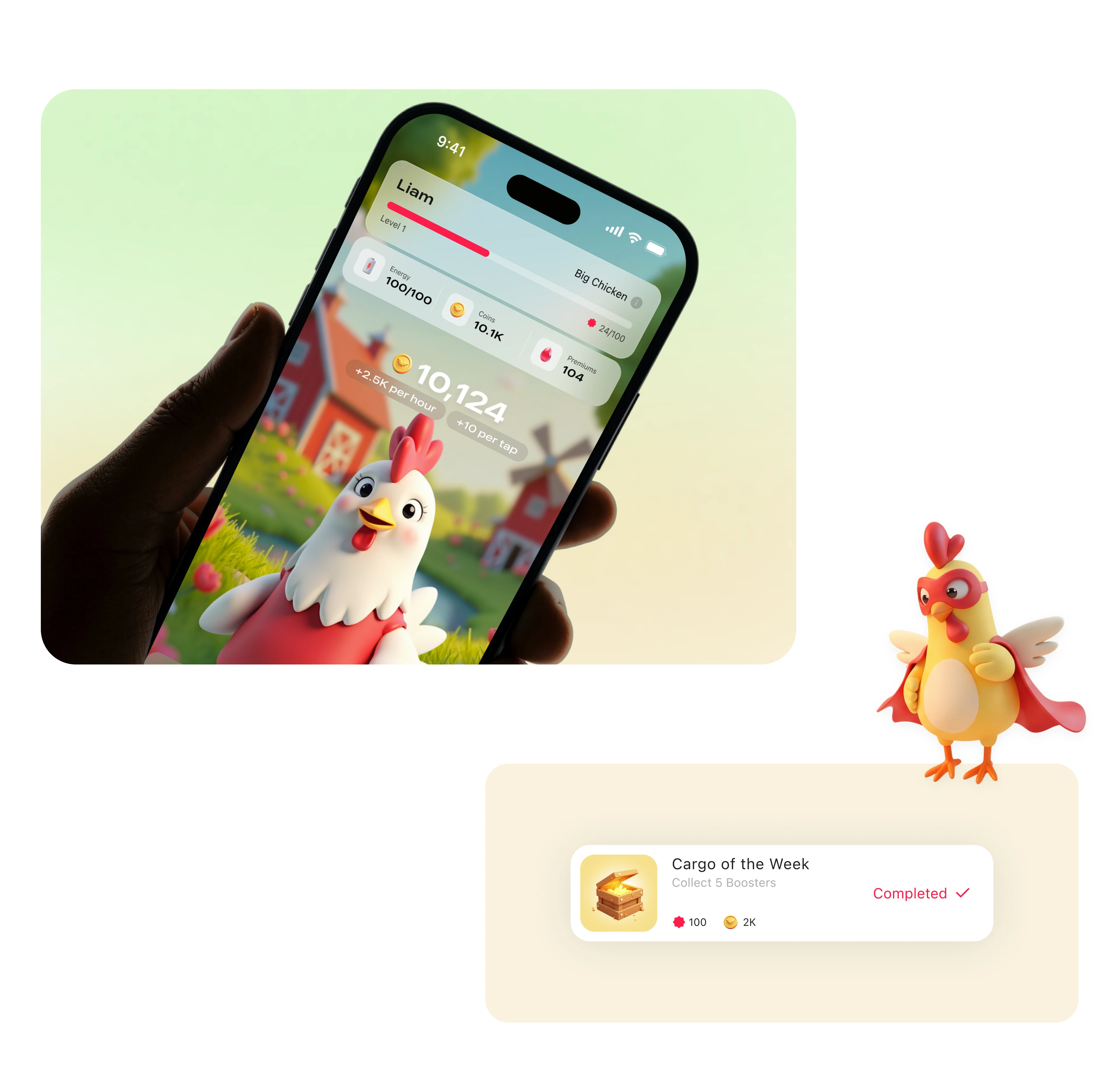 EGGROW — Mobile Game — Изображение №3 — Интерфейсы, Иллюстрация на Dprofile