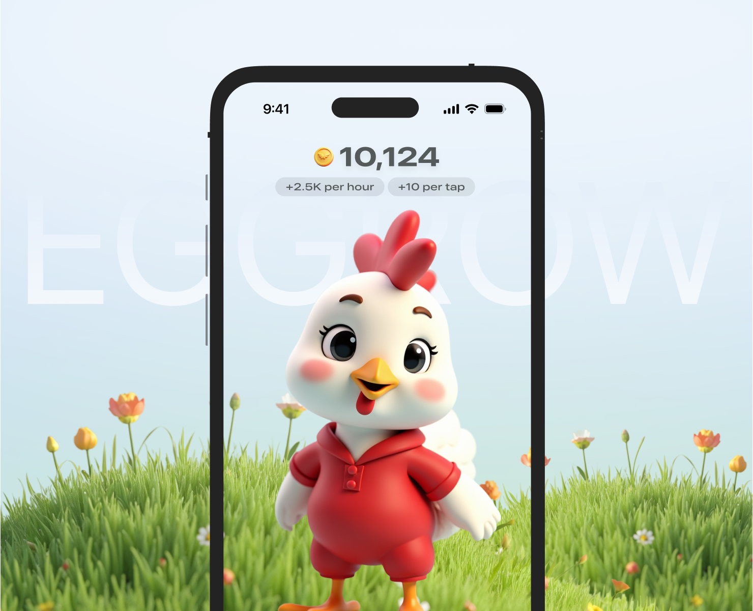 EGGROW — Mobile Game — Интерфейсы, Иллюстрация на Dprofile