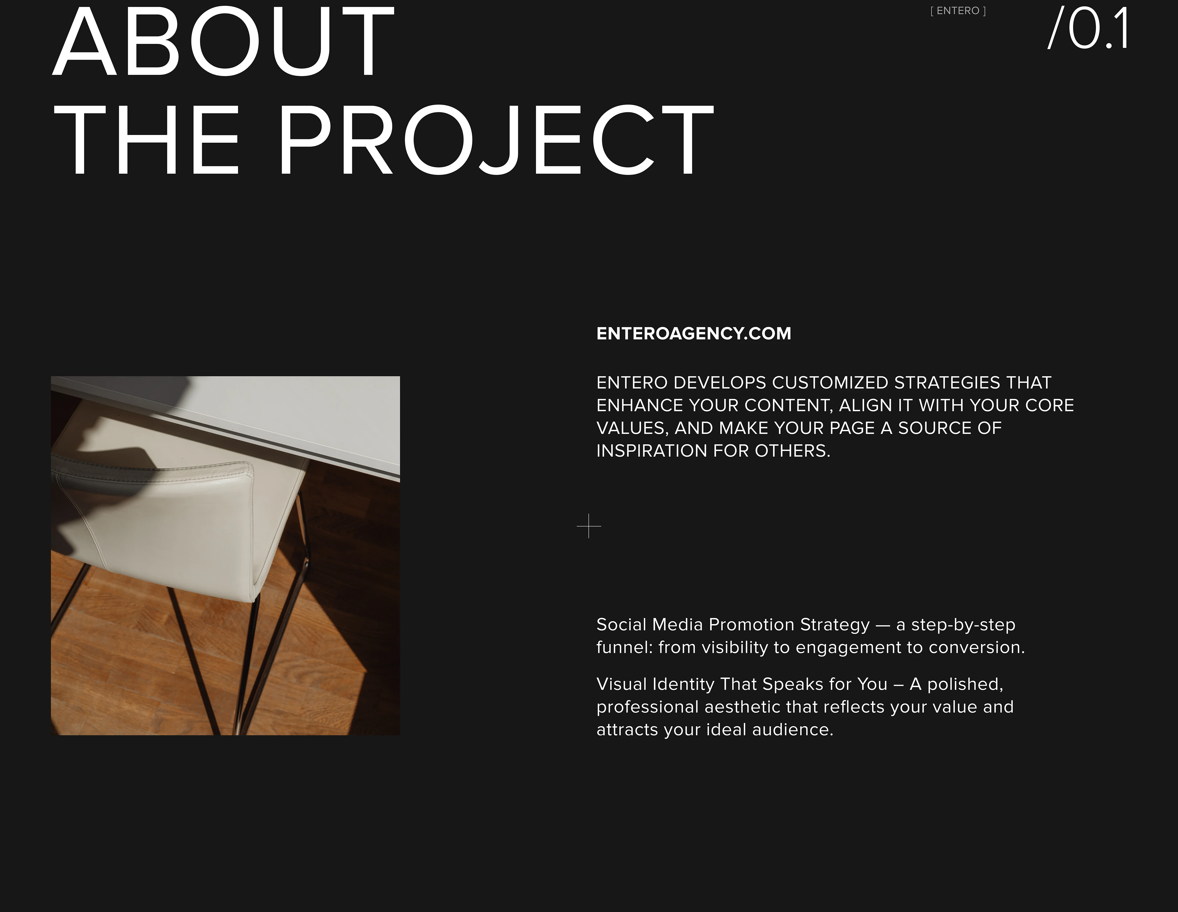 ENTERO. Website digital marketing agency — Изображение №2 — Интерфейсы, Маркетинг на Dprofile