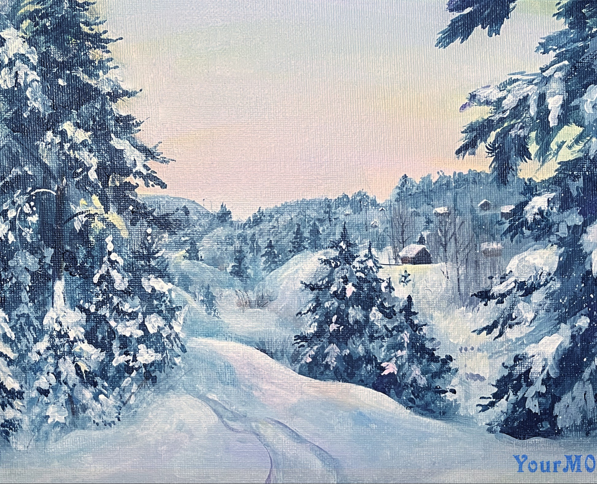 Зимний лес на Dprofile