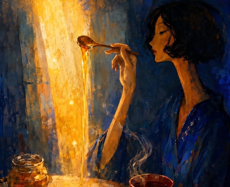 Янтарная нить — Иллюстрация, Нейро на Dprofile