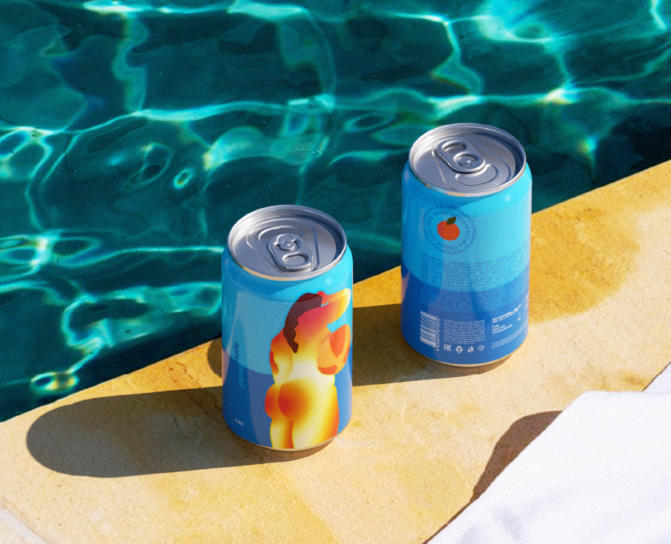 Лимонад nude mood — Брендинг, 3D на Dprofile