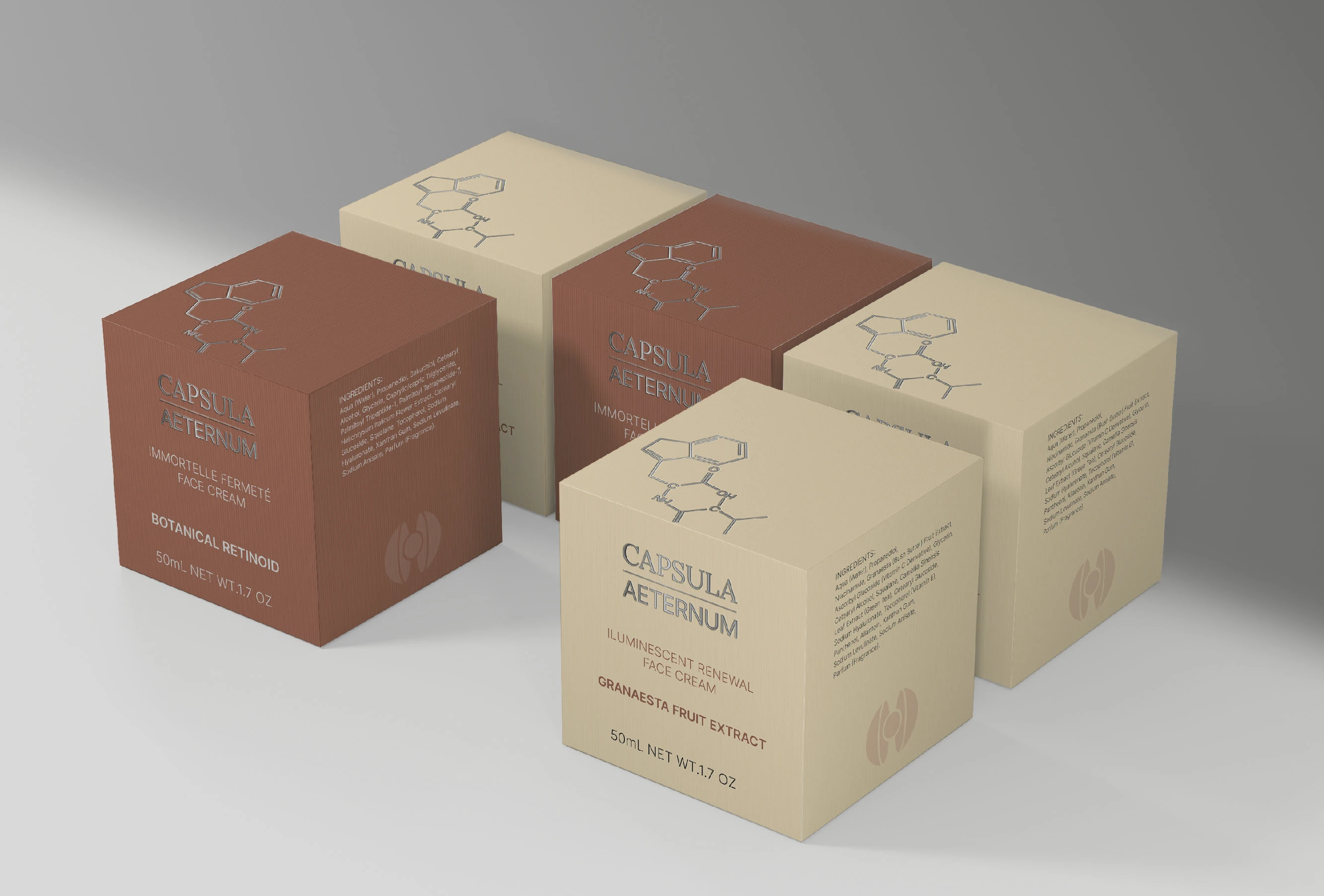 Дизайн упаковки косметического бренда CAPSULA AETERNUM — Изображение №9 — Брендинг на Dprofile