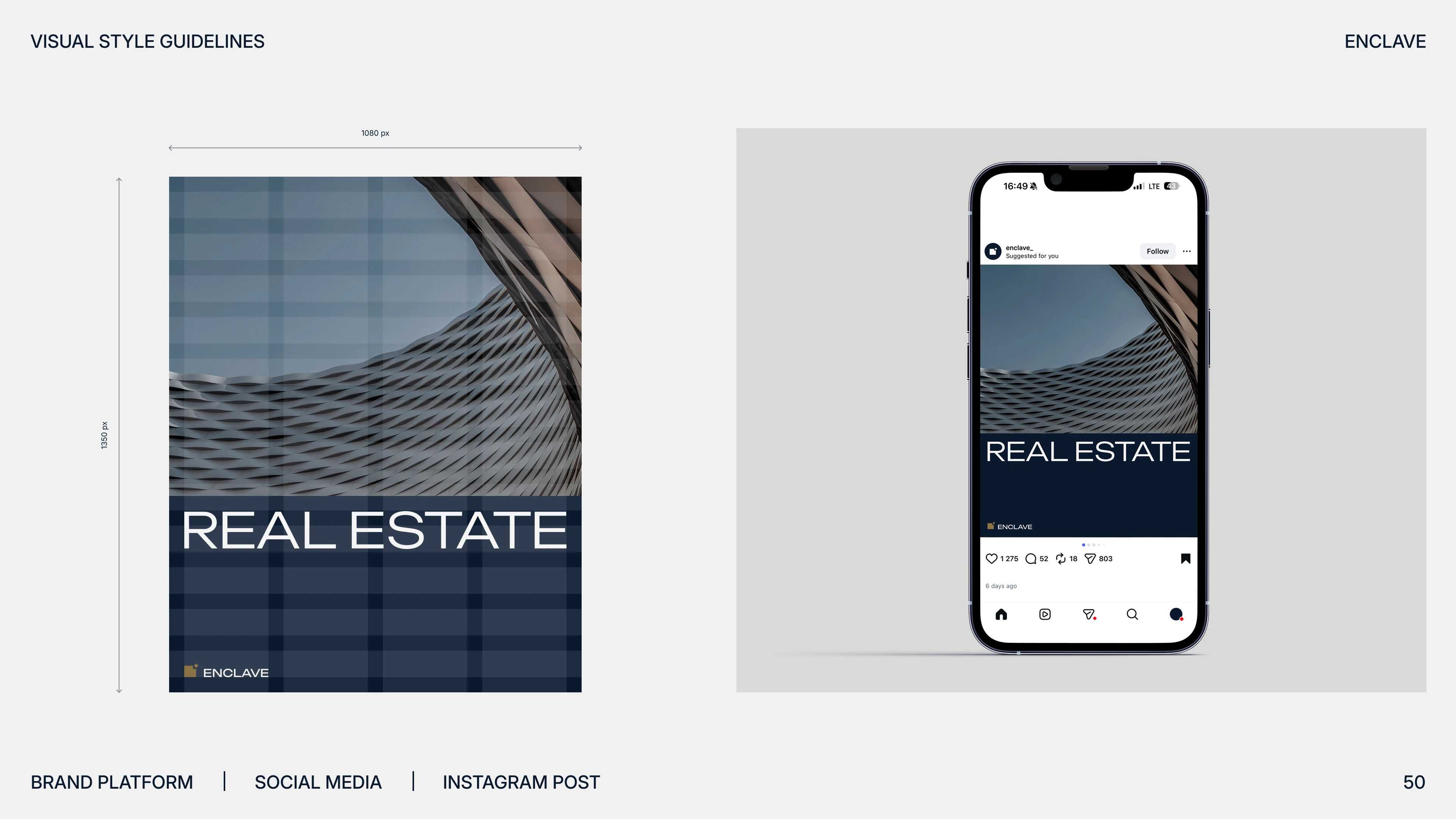 Брендбук Enclave Real Estate — Изображение №50 — Брендинг на Dprofile