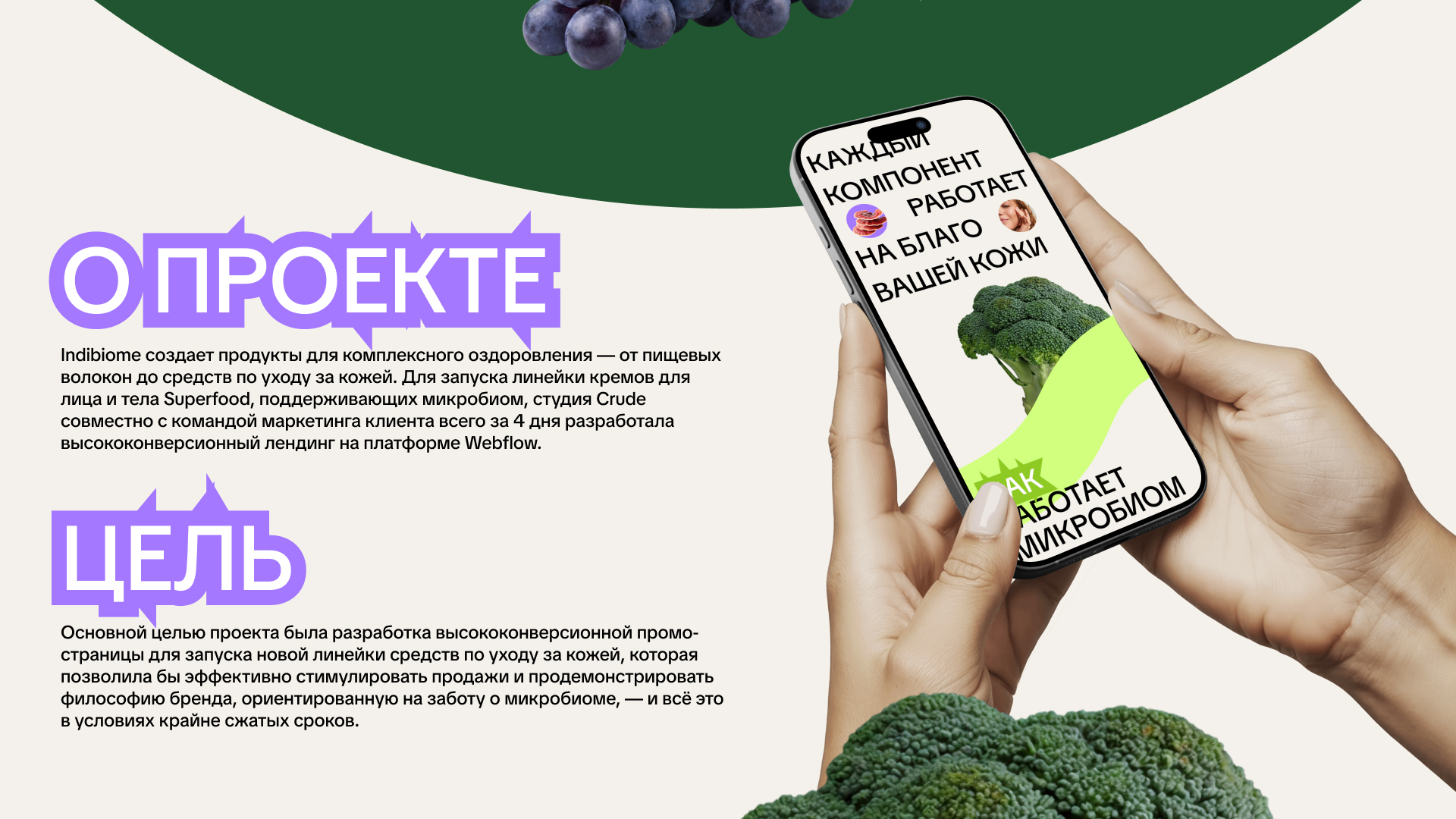 SUPERFOOD лендинг — Изображение №2 — Интерфейсы на Dprofile