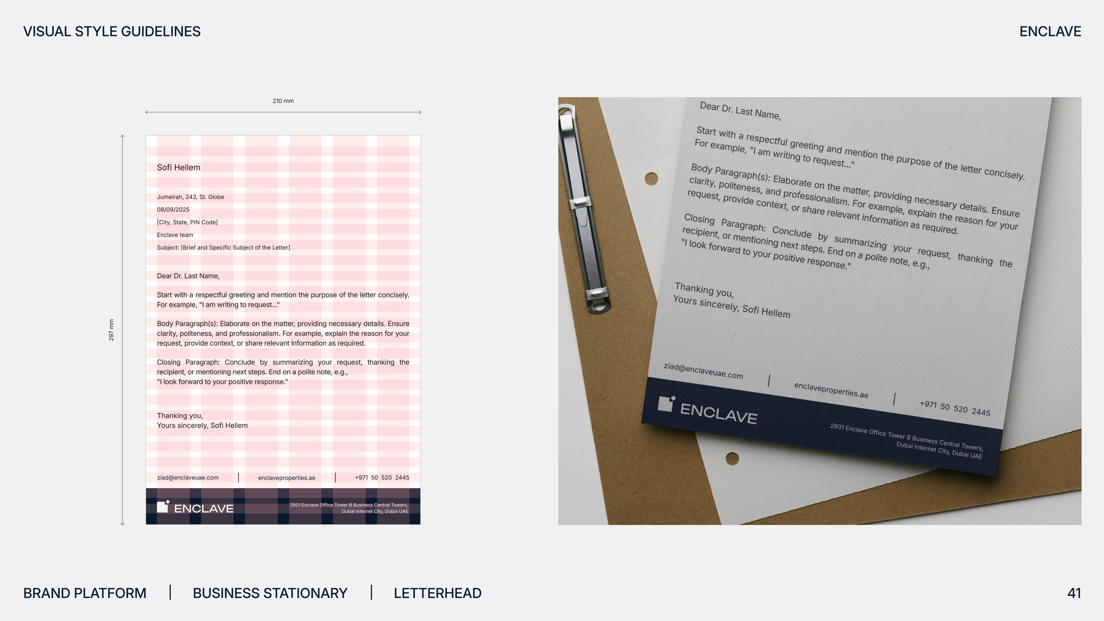 Брендбук Enclave Real Estate — Изображение №41 — Брендинг на Dprofile
