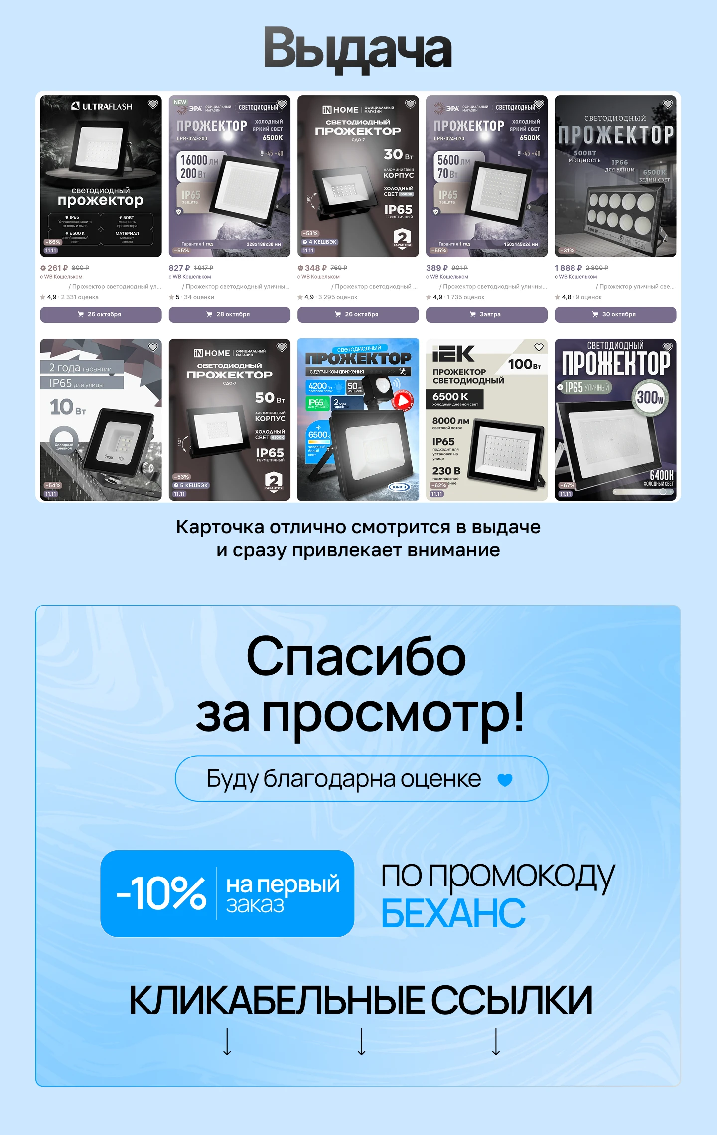 Инфографика для маркетплейсов | Дизайн карточки товара — Изображение №5 — Маркетинг на Dprofile