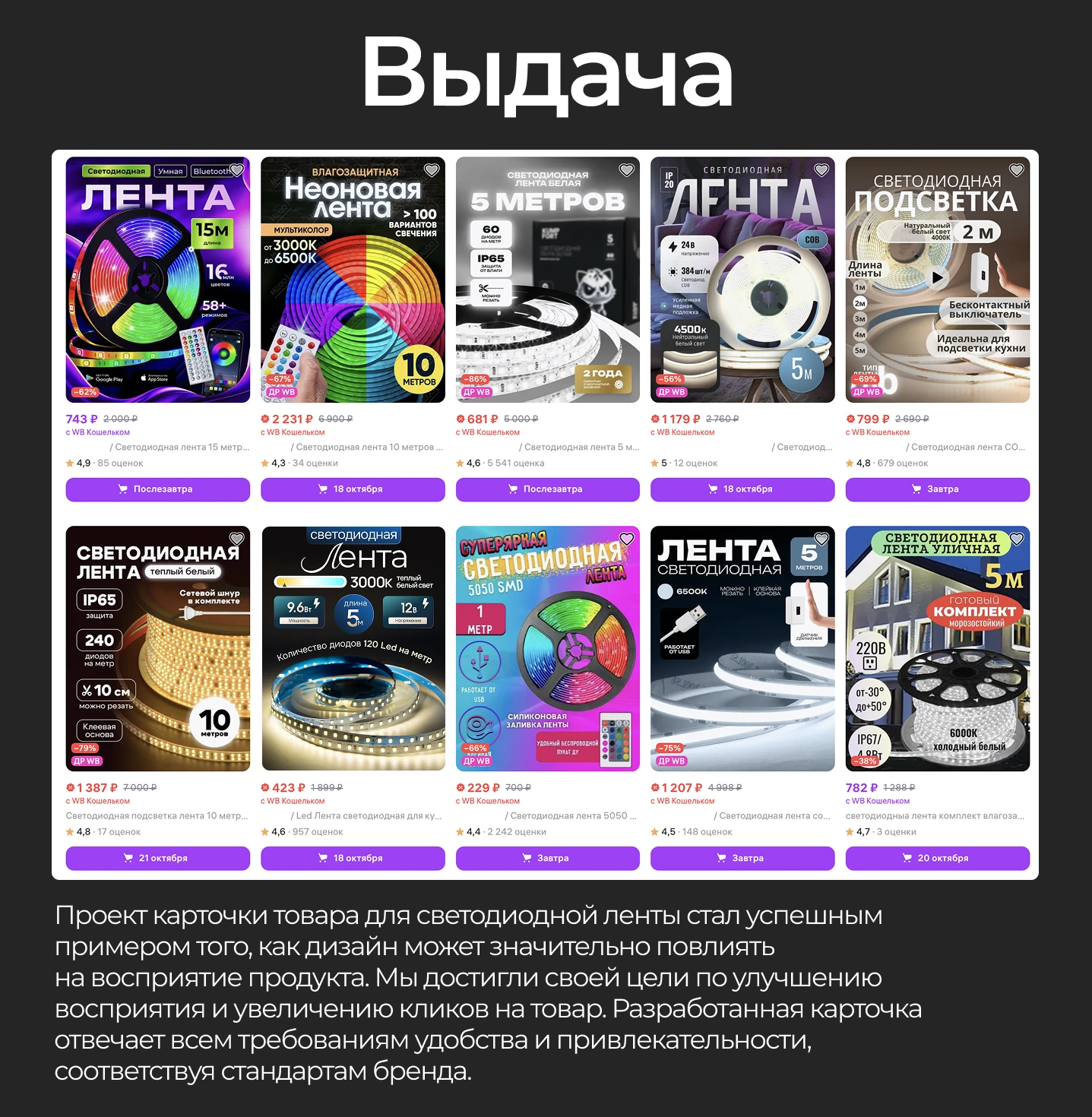 Инфографика для маркетплейсов | Дизайн карточки товара — Изображение №5 — Маркетинг на Dprofile