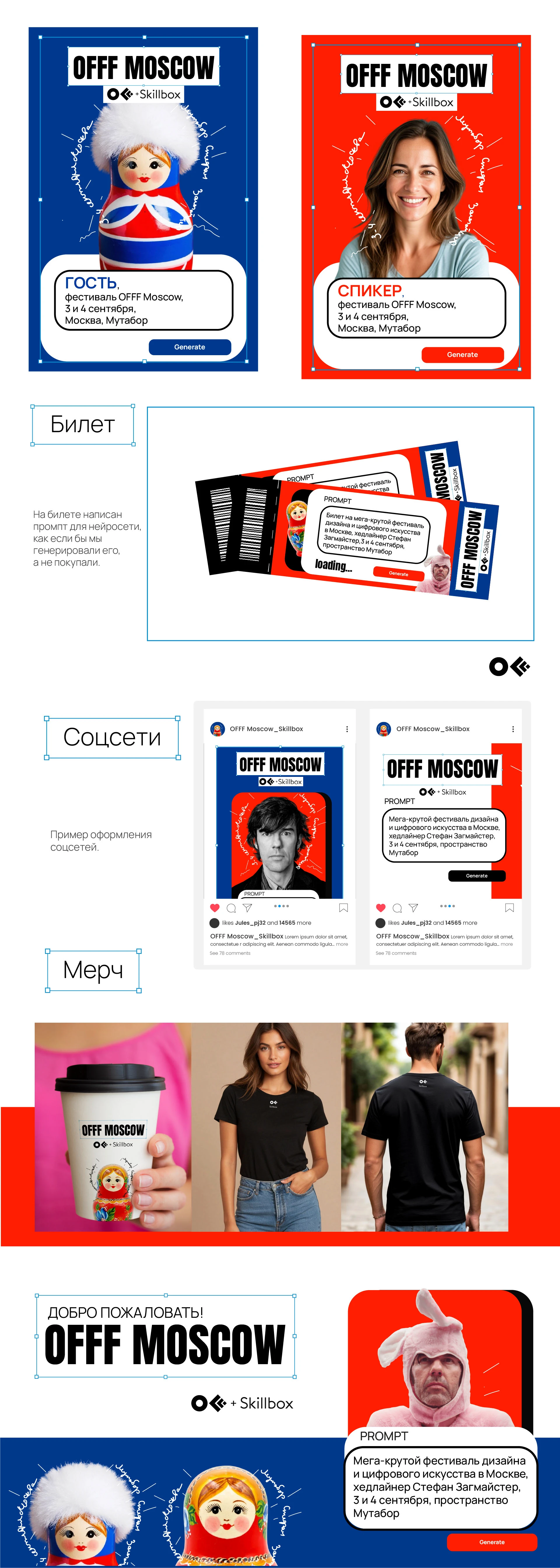 Айдентика для фестиваля OFFF Moscow — Изображение №2 — Брендинг, Графика на Dprofile