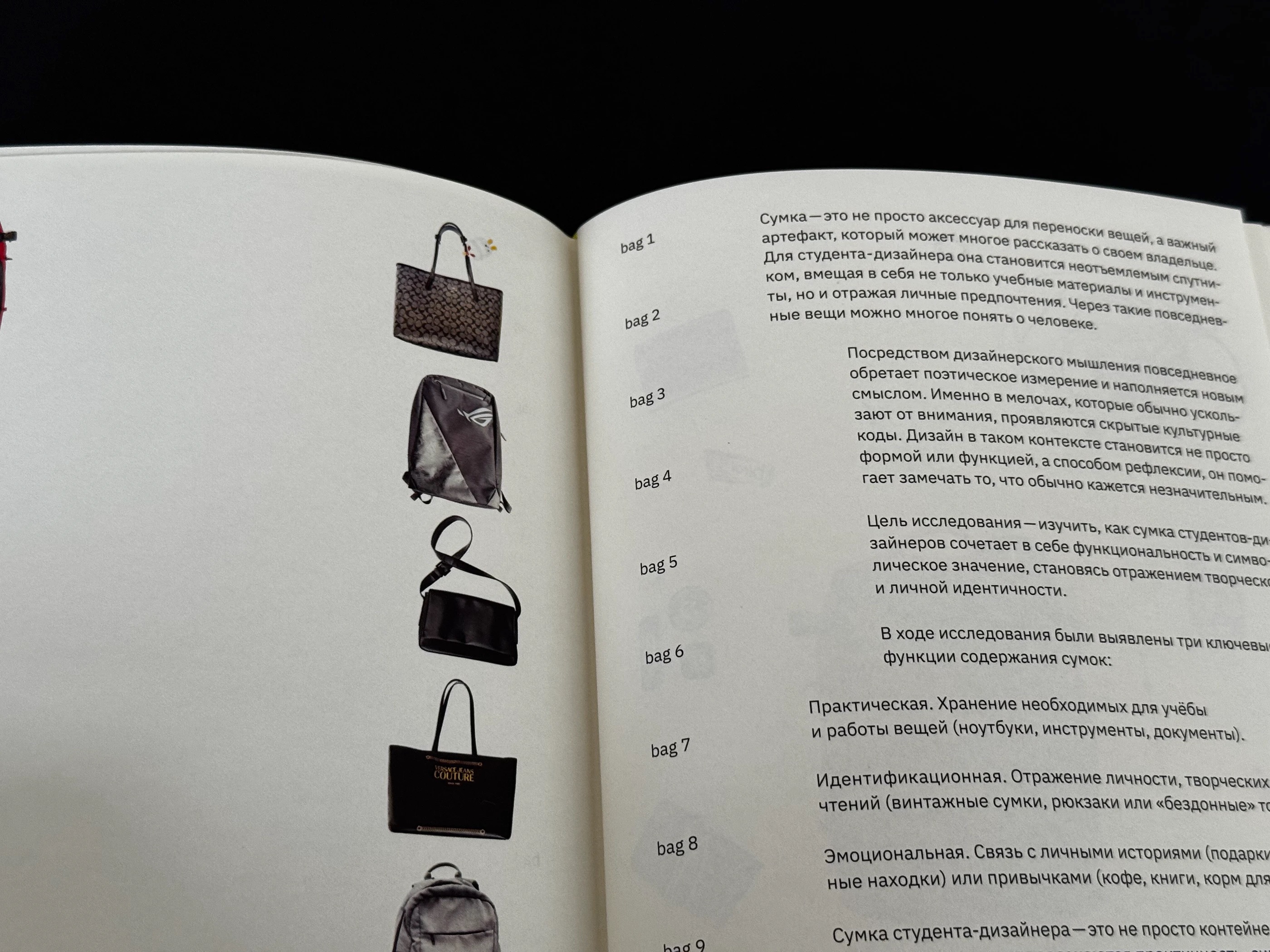 Зин-исследование сумок студентов-дизайнеров — Изображение №5 — Графика на Dprofile