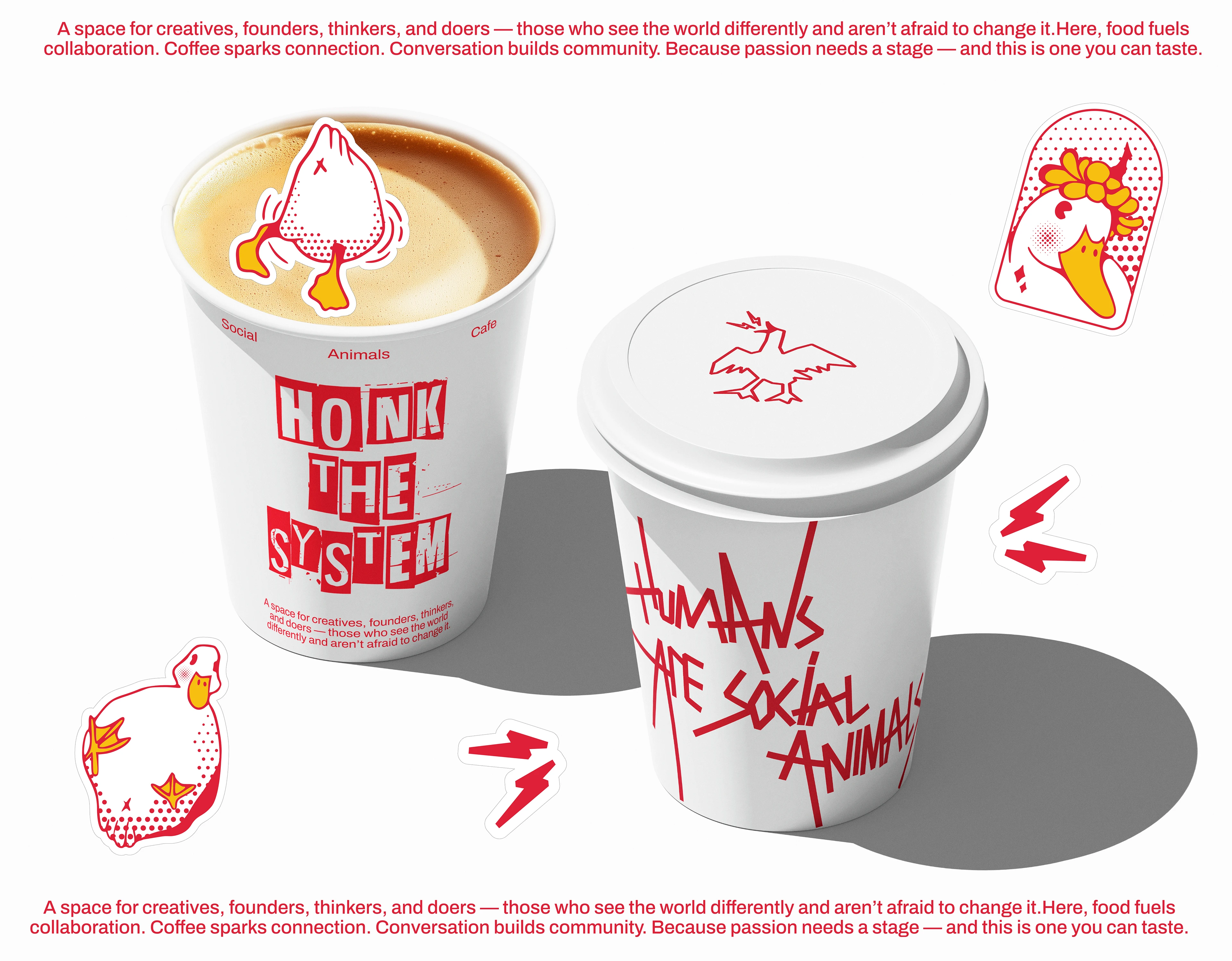 Social Animals Cafe — Изображение №5 — Брендинг на Dprofile