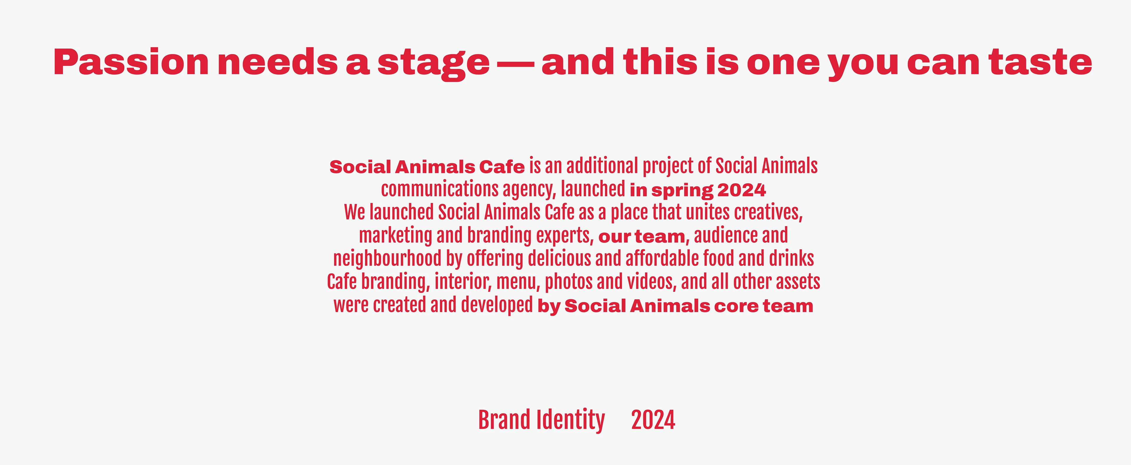 Social Animals Cafe — Изображение №2 — Брендинг на Dprofile