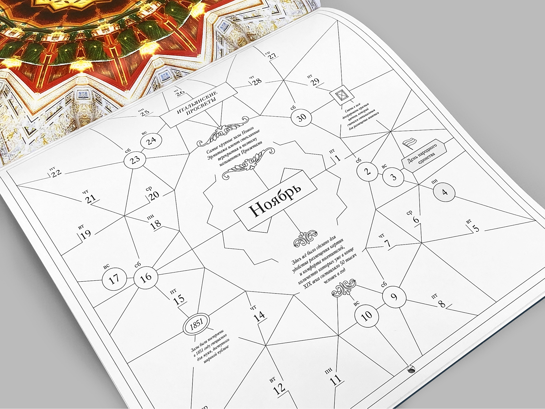 Календарь. Эрмитаж. 260 лет — Изображение №7 — Графика на Dprofile