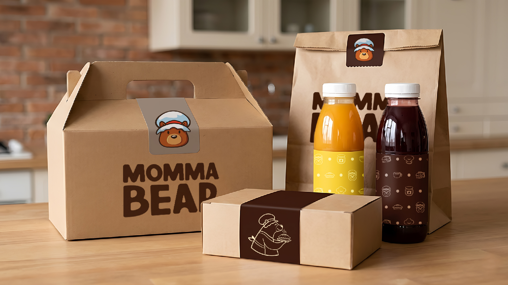 Кофейня Momma Bear | фирменный стиль | айдентика |кафе — Изображение №11 — Графика, Промдизайн на Dprofile