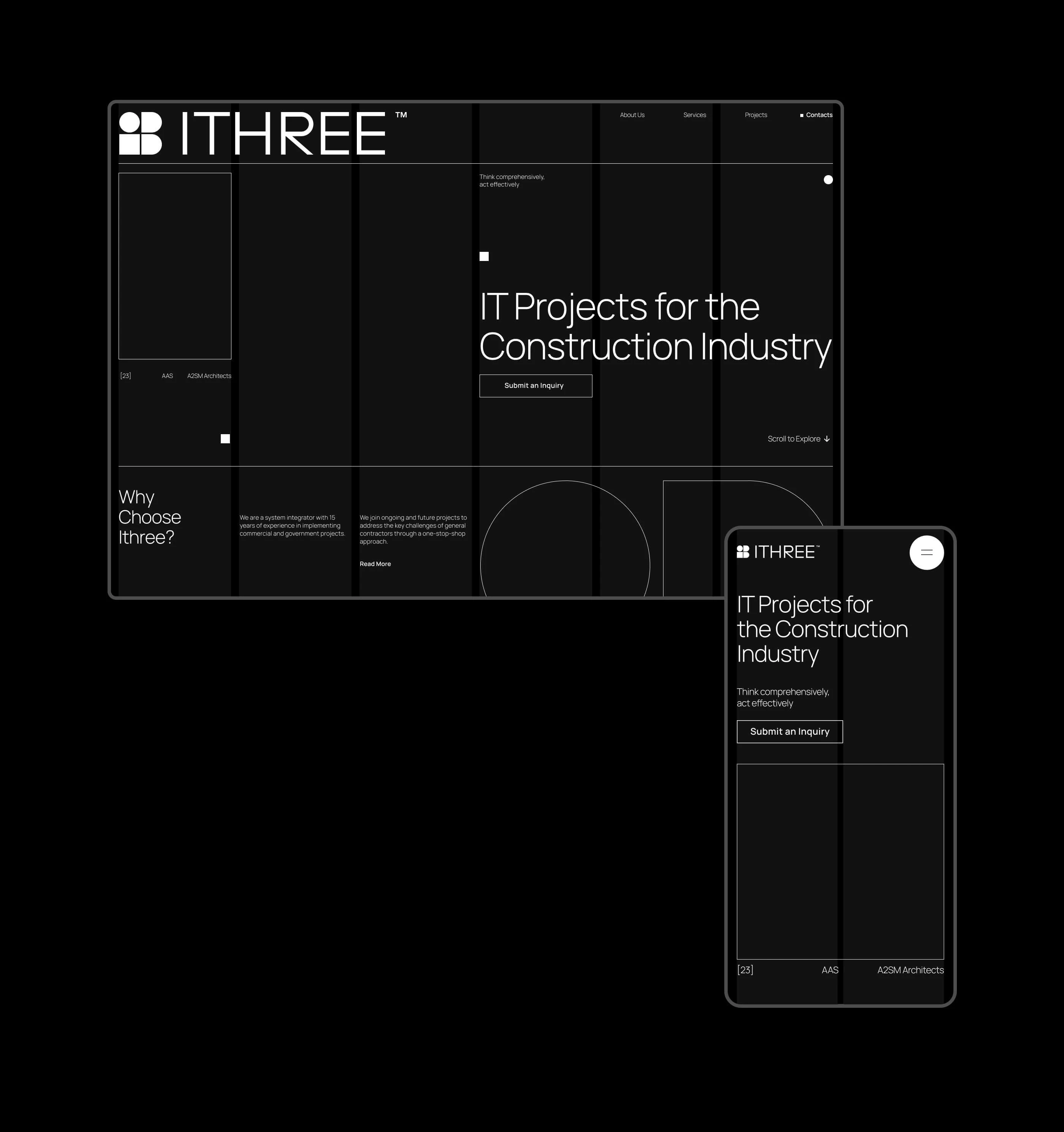 ITHREE | Branding & Web Design — Изображение №22 — Интерфейсы, Брендинг на Dprofile