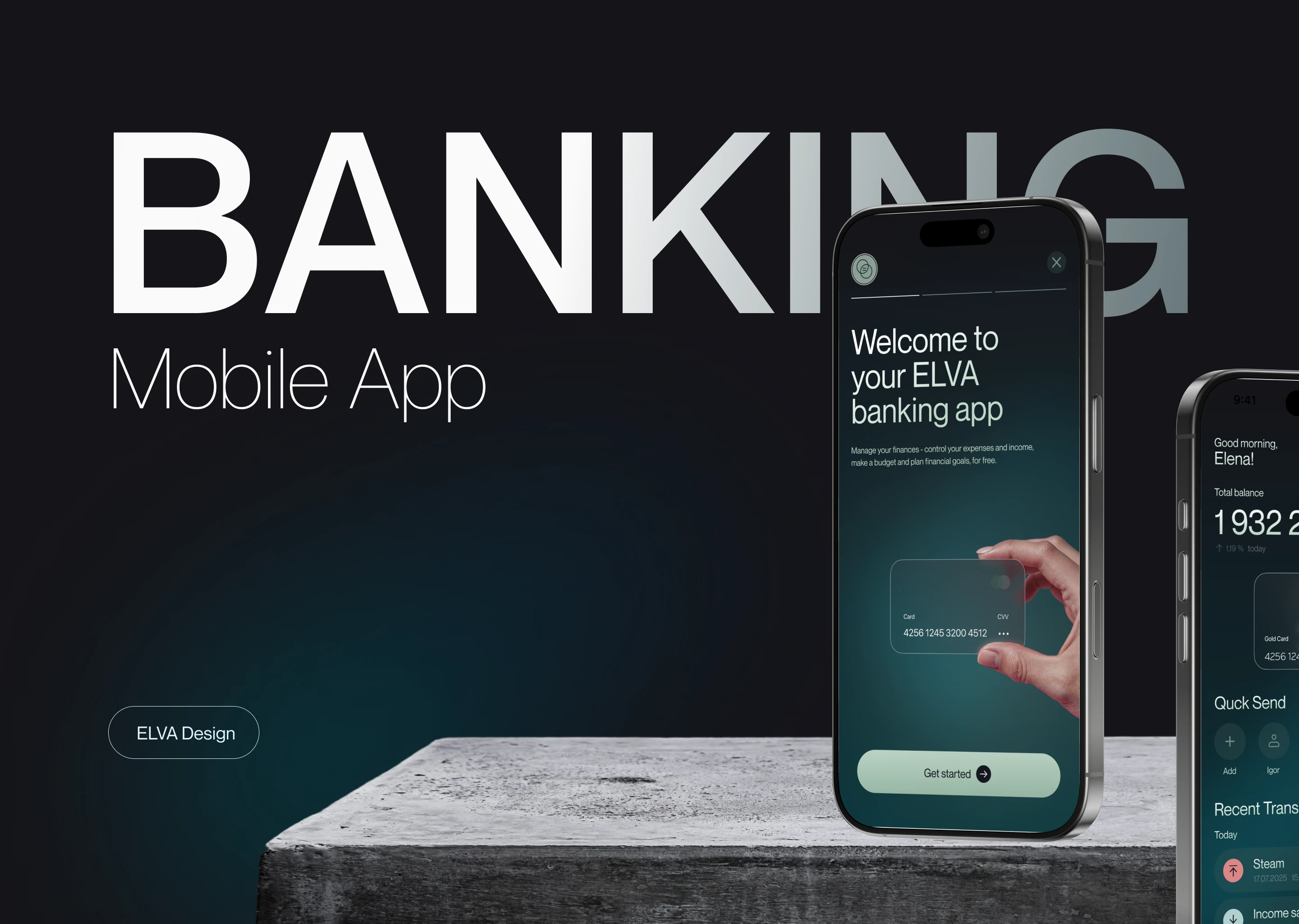Banking Mobile app — Изображение №1 — Интерфейсы на Dprofile