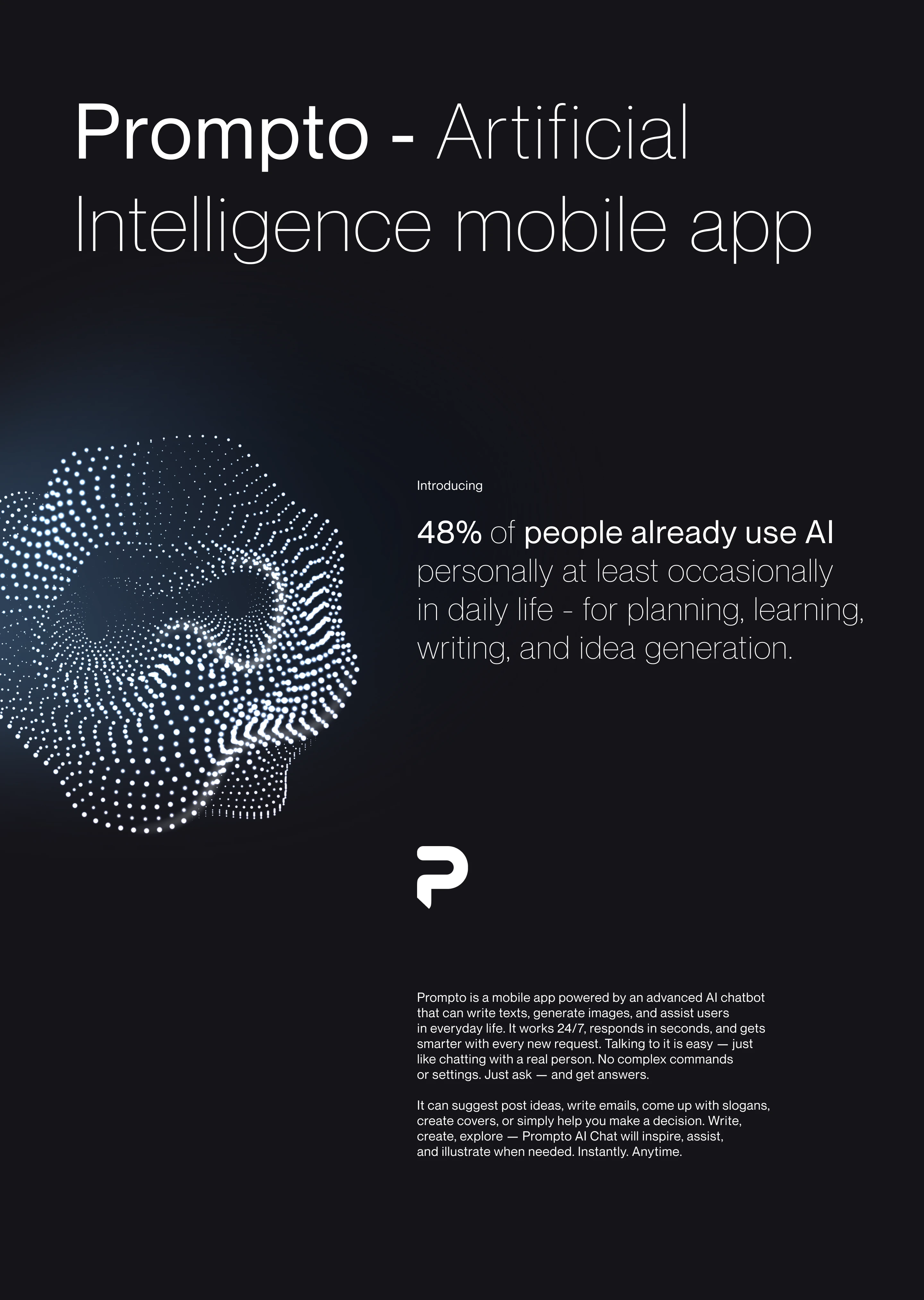 AI Chat app — Изображение №2 — Интерфейсы на Dprofile