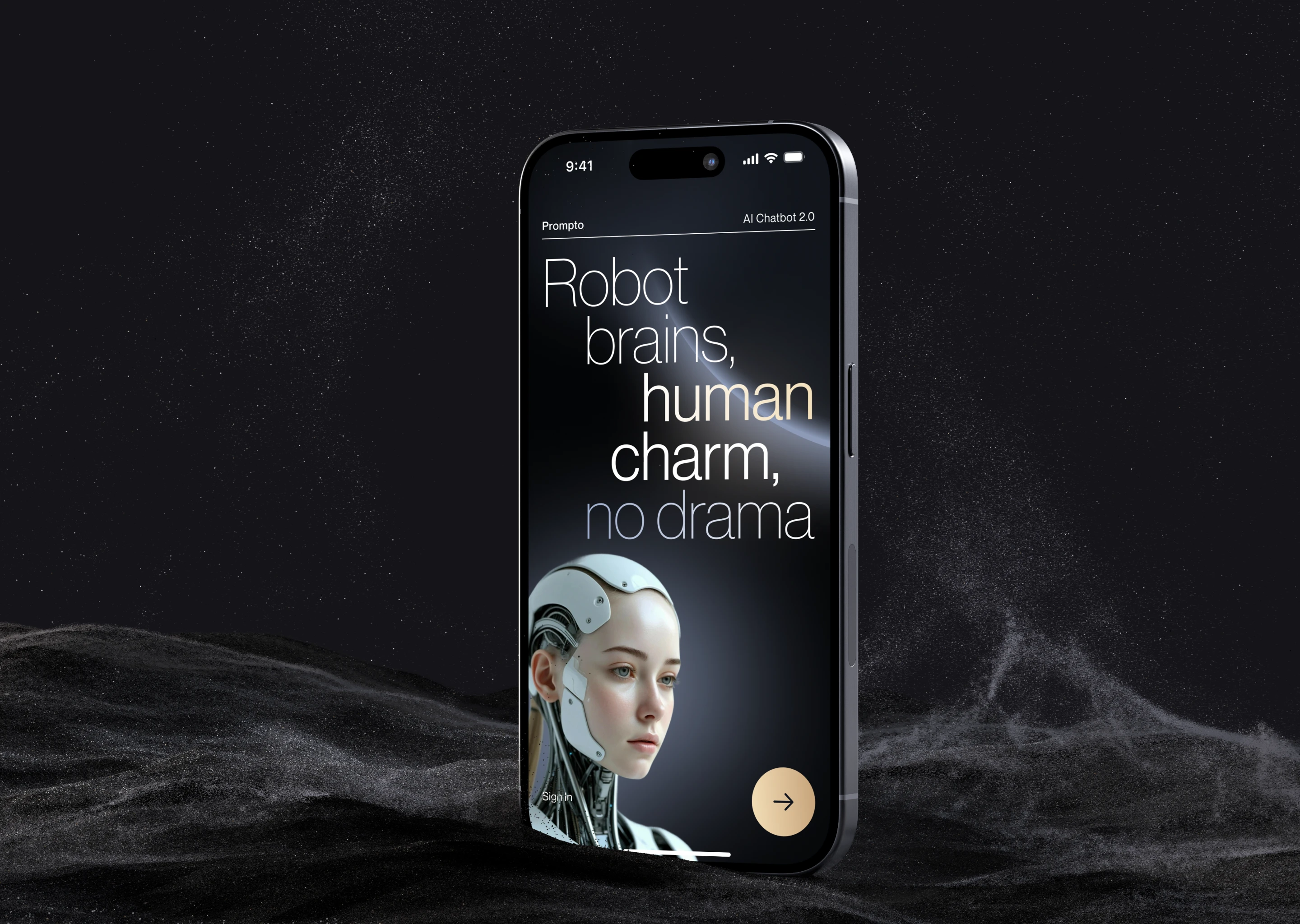 AI Chat app — Изображение №1 — Интерфейсы на Dprofile